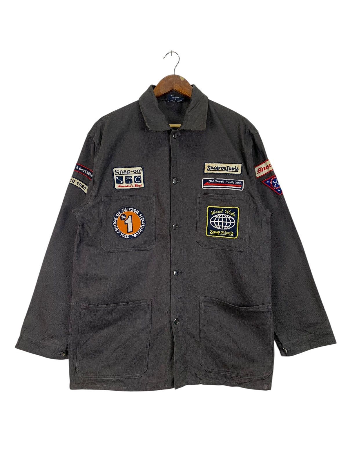 Vintage Vintage Snap-on tools Chore jacket patch design Size US L / EU 52-54 / 3 - 1 Thumbnail