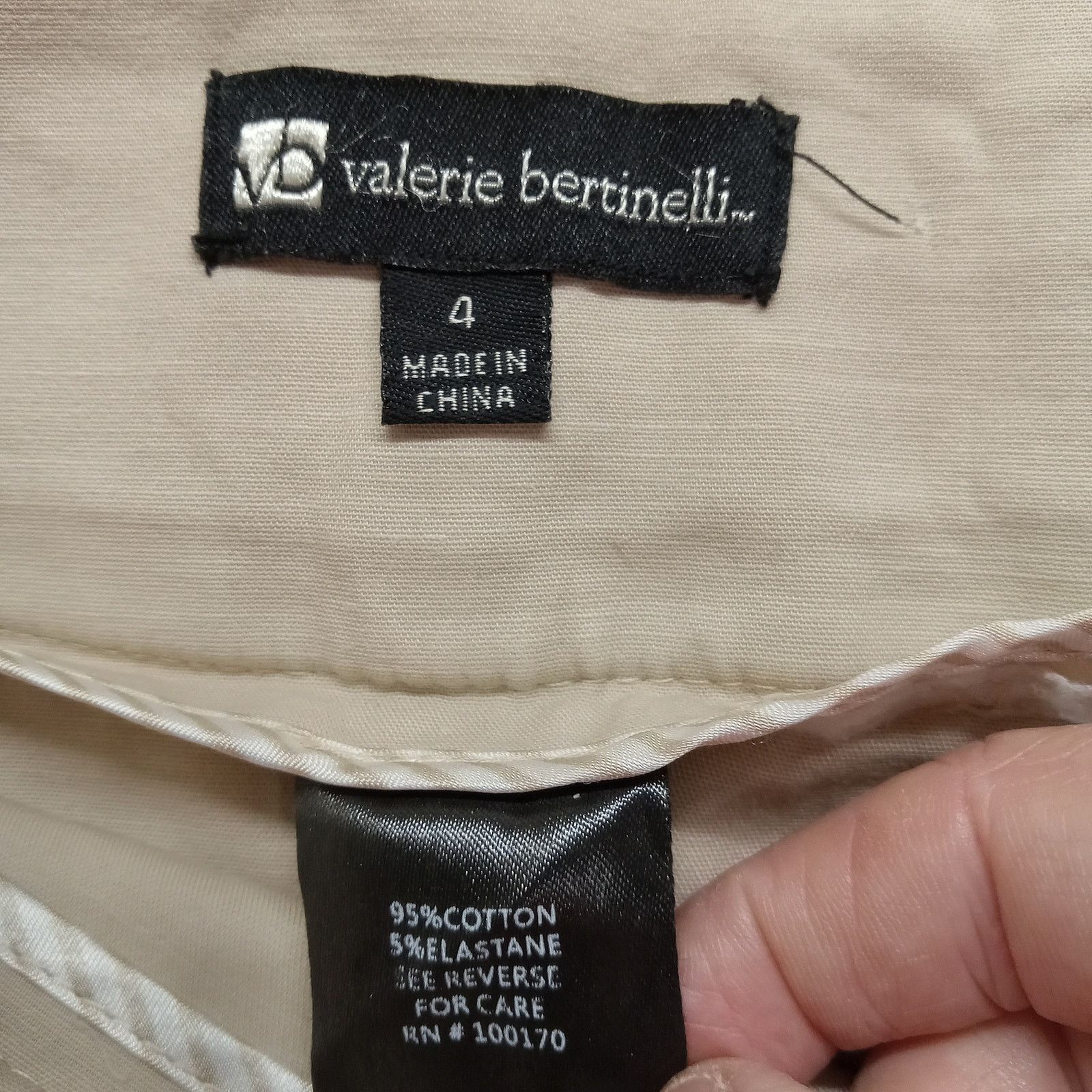 & Other Stories Valerie Bertinelli Skirt 4 Straight Side Zip Cotton Blend Size 27" / US 4 / IT 40 - 4 Thumbnail