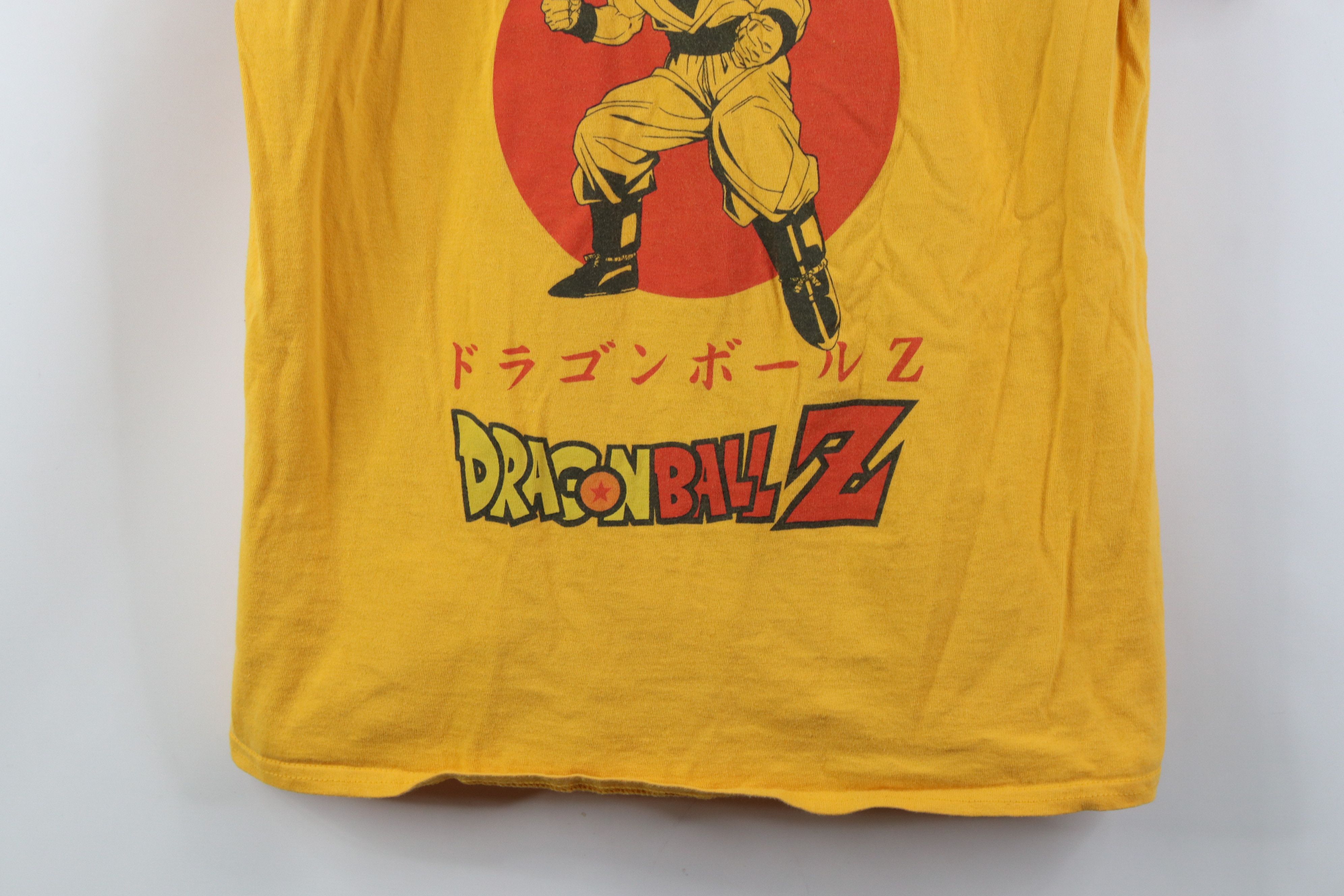 Vintage Retro Y2K Dragon Ball Z Goku Japanese T-Shirt Yellow Gold Size US L / EU 52-54 / 3 - 3 Thumbnail