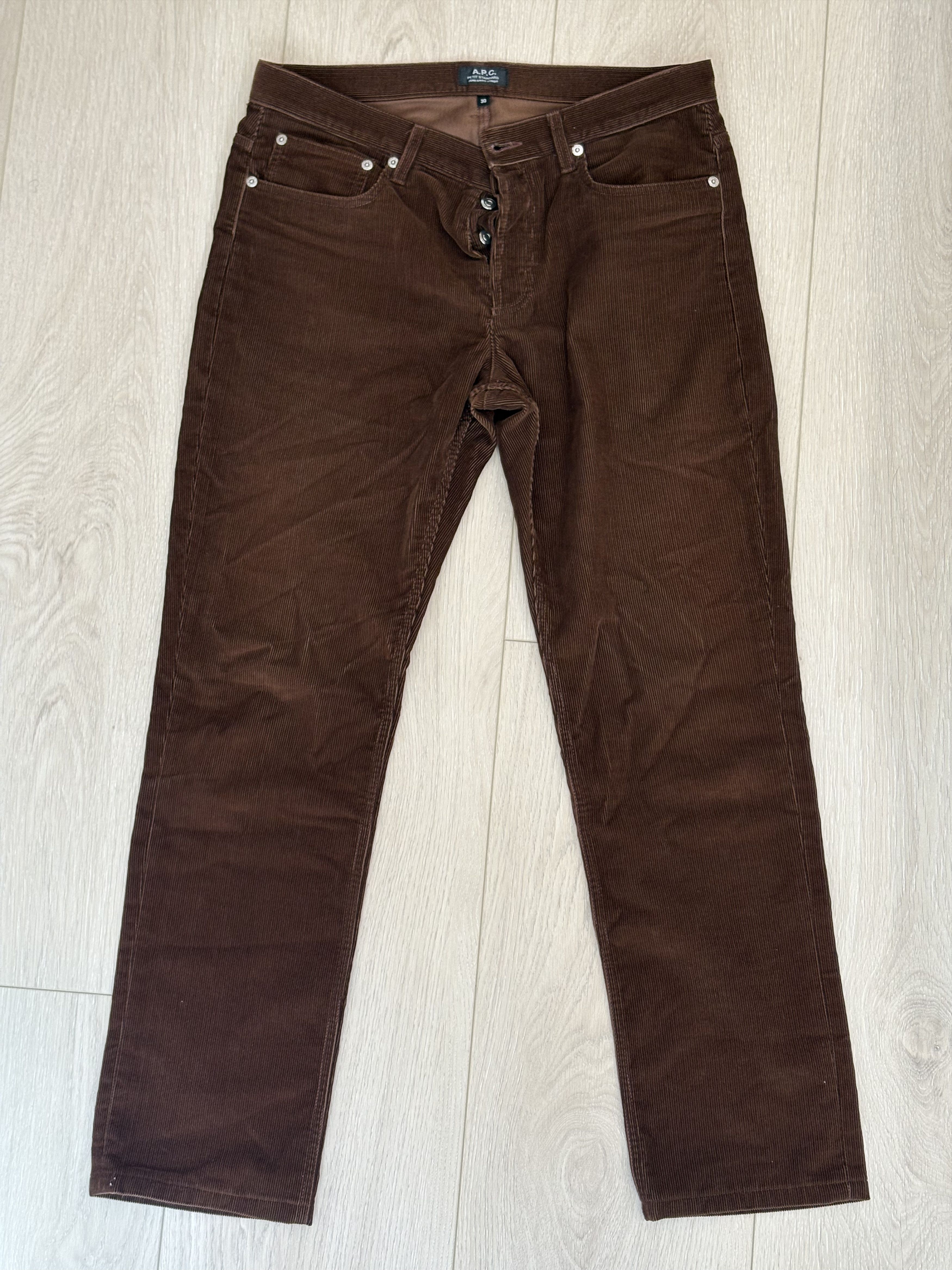 A.P.C. Petit Standard Corduroy Jeans Size US 30 / EU 46 - 1 Thumbnail