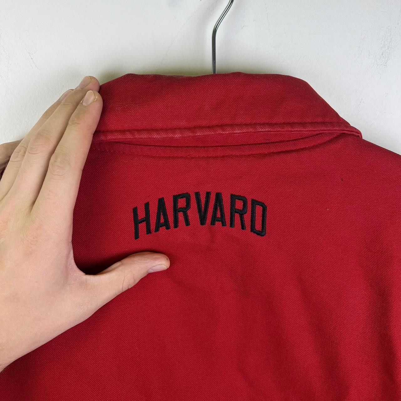 Stall and Dean × Vintage Vintage Harvard Football Jacket - Red Letterman Style Size US XXL / EU 58 / 5 - 3 Thumbnail