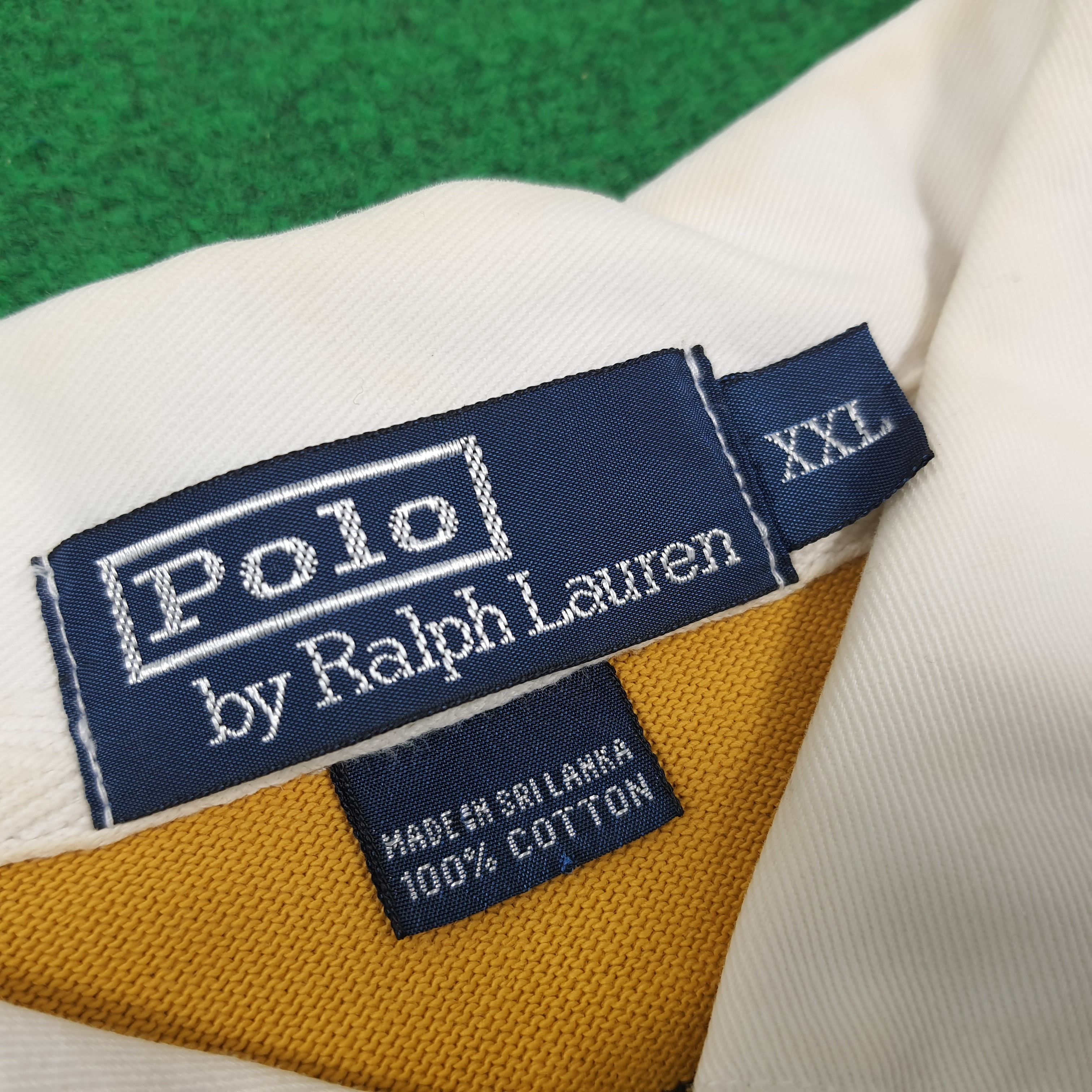 Polo Ralph Lauren Vintage Polo Ralph Lauren Striped Rugby Shirt E1N1 Size US XXL / EU 58 / 5 - 5 Thumbnail