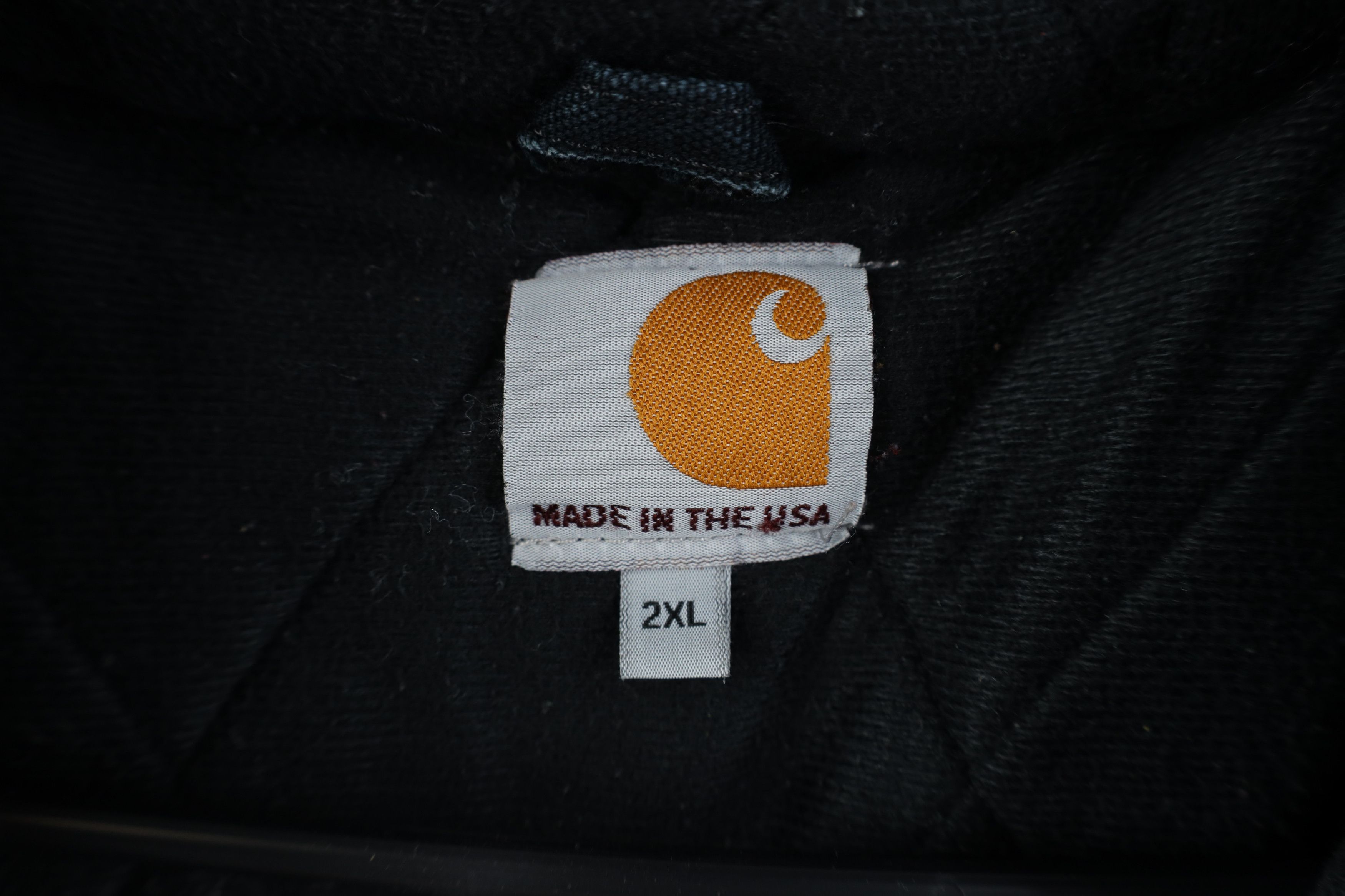 Carhartt Vintage Y2K Carhartt Quilted Canvas Hooded Jacket Black USA Size US XXL / EU 58 / 5 - 9 Thumbnail