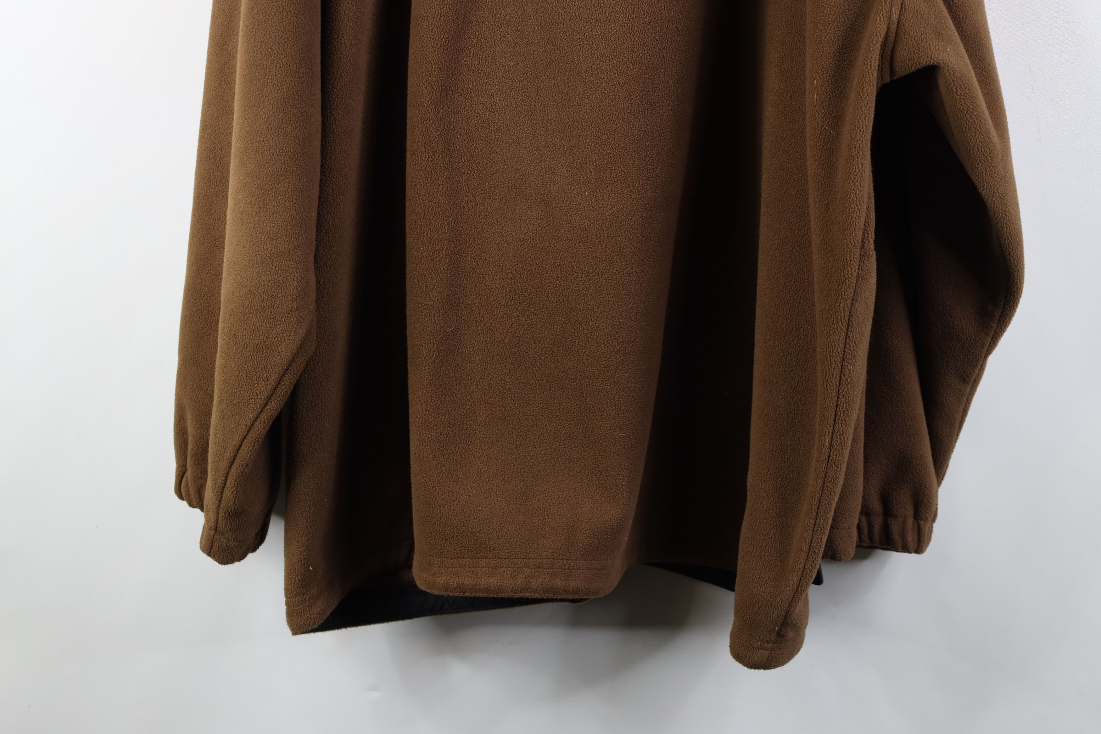 Pro-Keds Vintage 90s Keds Pro Keds Spell Out Fleece Jacket Brown Size 3XL / US 20-22 - 15 Thumbnail