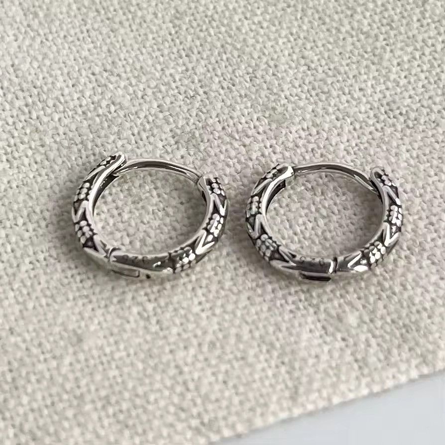 Sterling Silver 925 Sterling Silver Vintage Earrings Size ONE SIZE - 1 Thumbnail