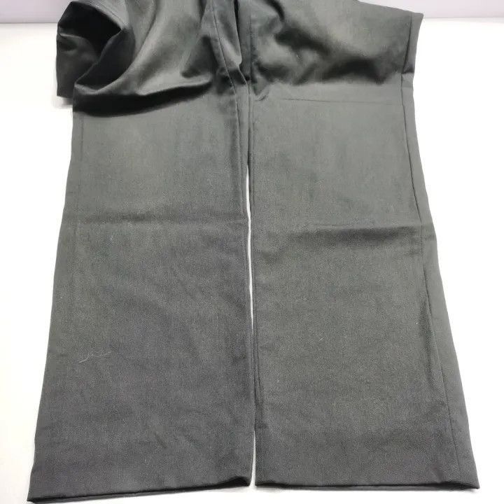 Dior Dior Dior Black Wide Leg Wool Pants with Stripes 0079-2507 Size US 44 / EU 60 - 6 Thumbnail