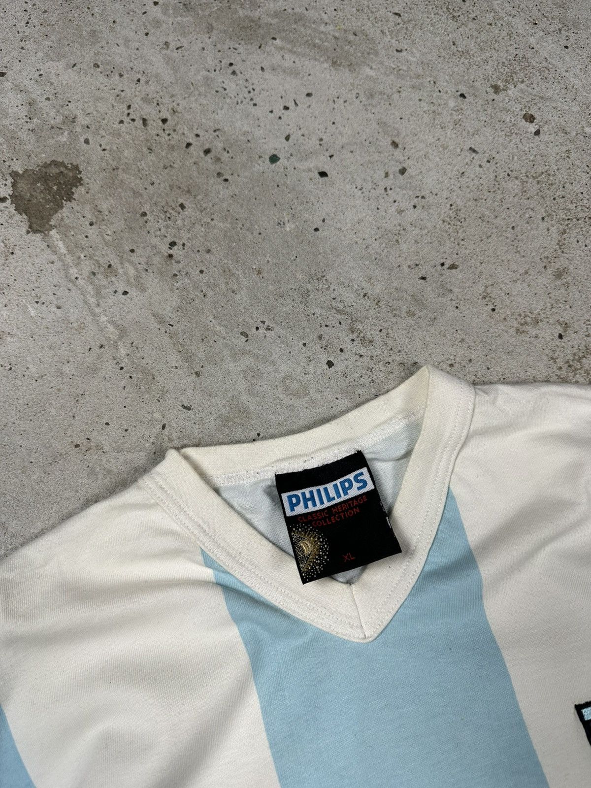 Vintage Vintage Y2K Argentina Home Philips Promo Tee T Shirt Jersey Size US XL / EU 56 / 4 - 9 Thumbnail