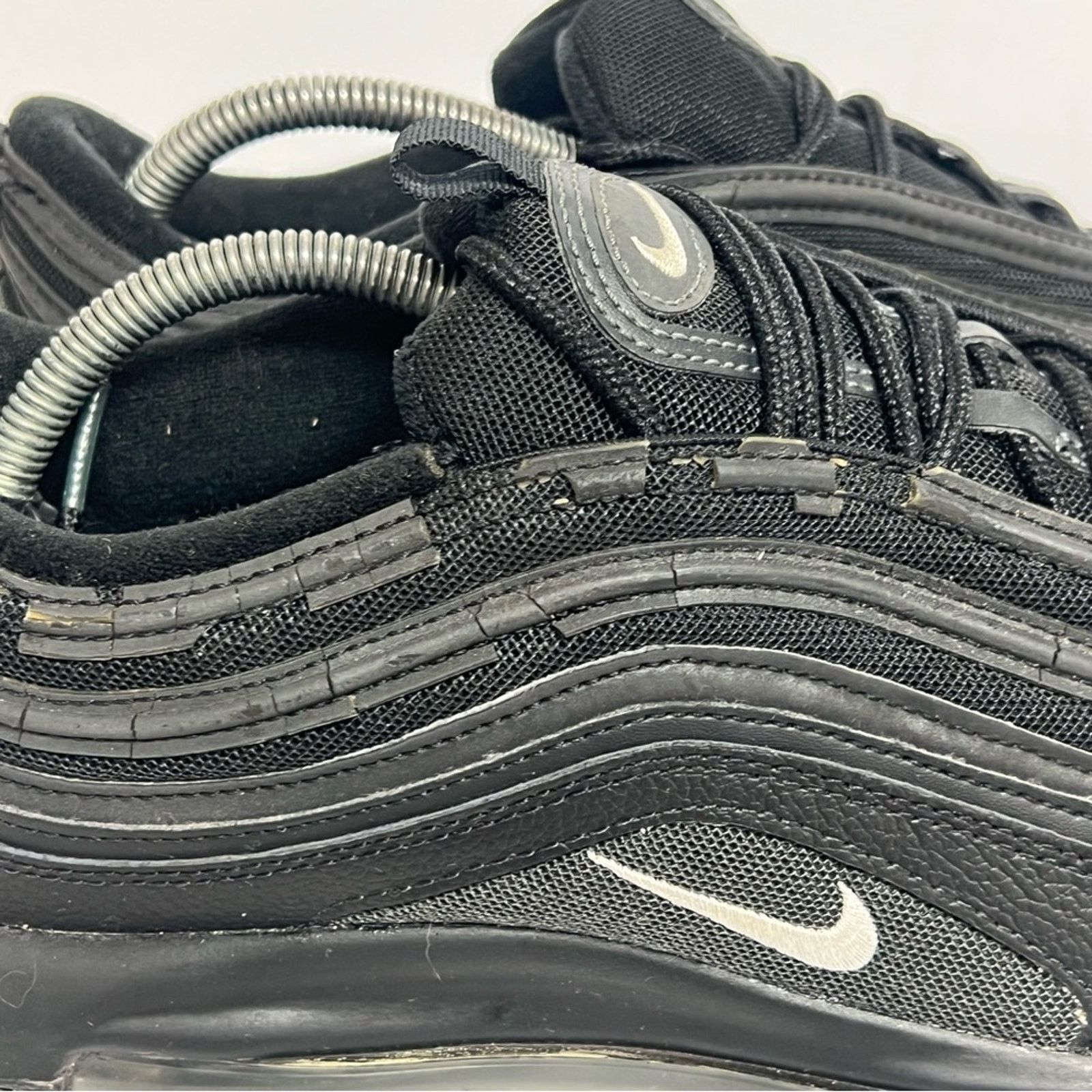 Nike Nike Air Max 97 Black Terry Cloth Sneaker Men's Shoes SZ 13 Size US 13 / EU 46 - 10 Thumbnail