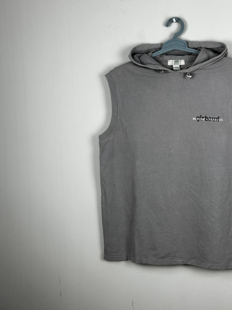 Marithe + Francois Girbaud Marithe Francois Girbaud Grey Hooded Avant GARDE T Shirt Size US L / EU 52-54 / 3 - 2 Thumbnail