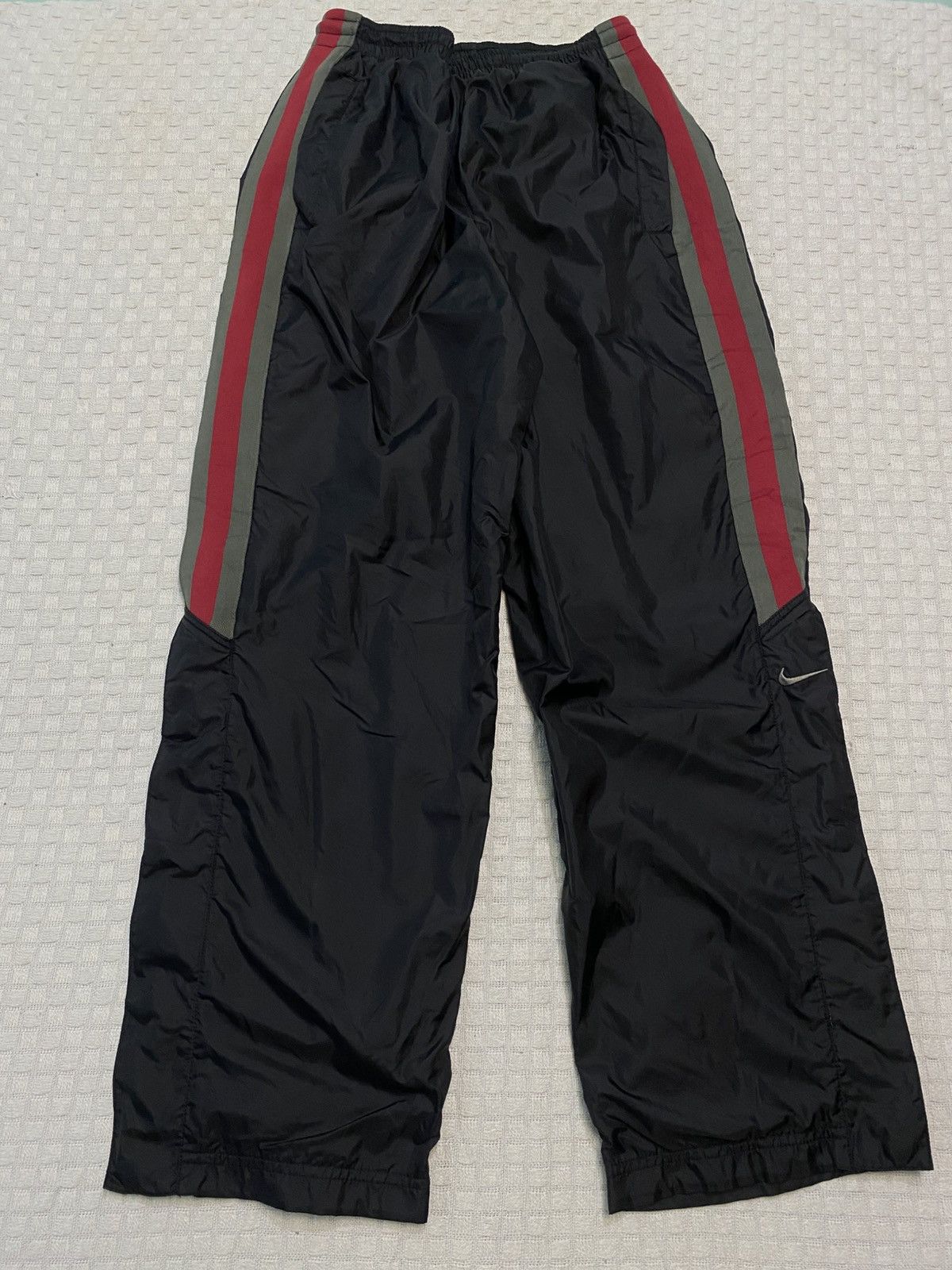 Gucci 💥 VINTAGE NIKE GUCCI STYLE BAGGY NYLON 90S TRACK PANTS Y2K Size US 30 / EU 46 - 1 Thumbnail