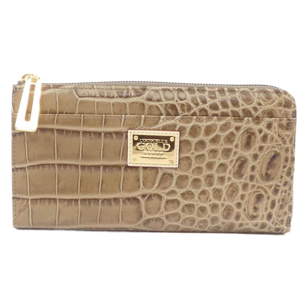 Other COCOCELUX GOLD Long Wallet Leather Long Wallet DUTY FREE for USA