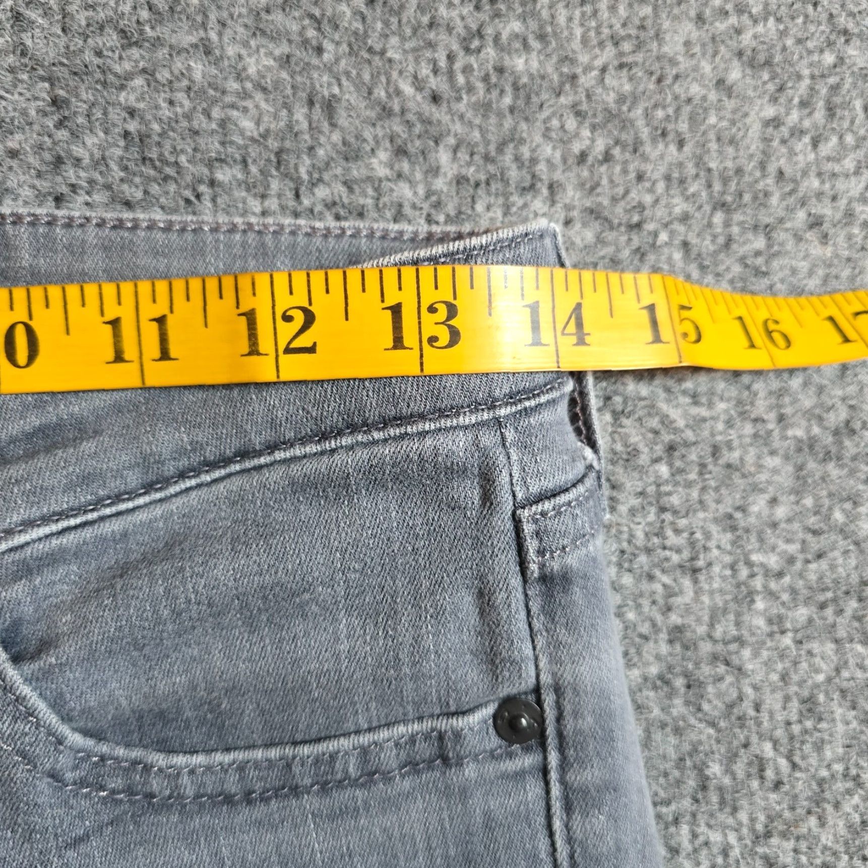 Vintage AG Adriano Goldschmied Jeans Women Slim The Stevie Straight Distressed Gray 26 Denim Cotton Polyester PANTS Regular Size 26 Women Size 26" / US 2 / IT 38 - 6 Thumbnail