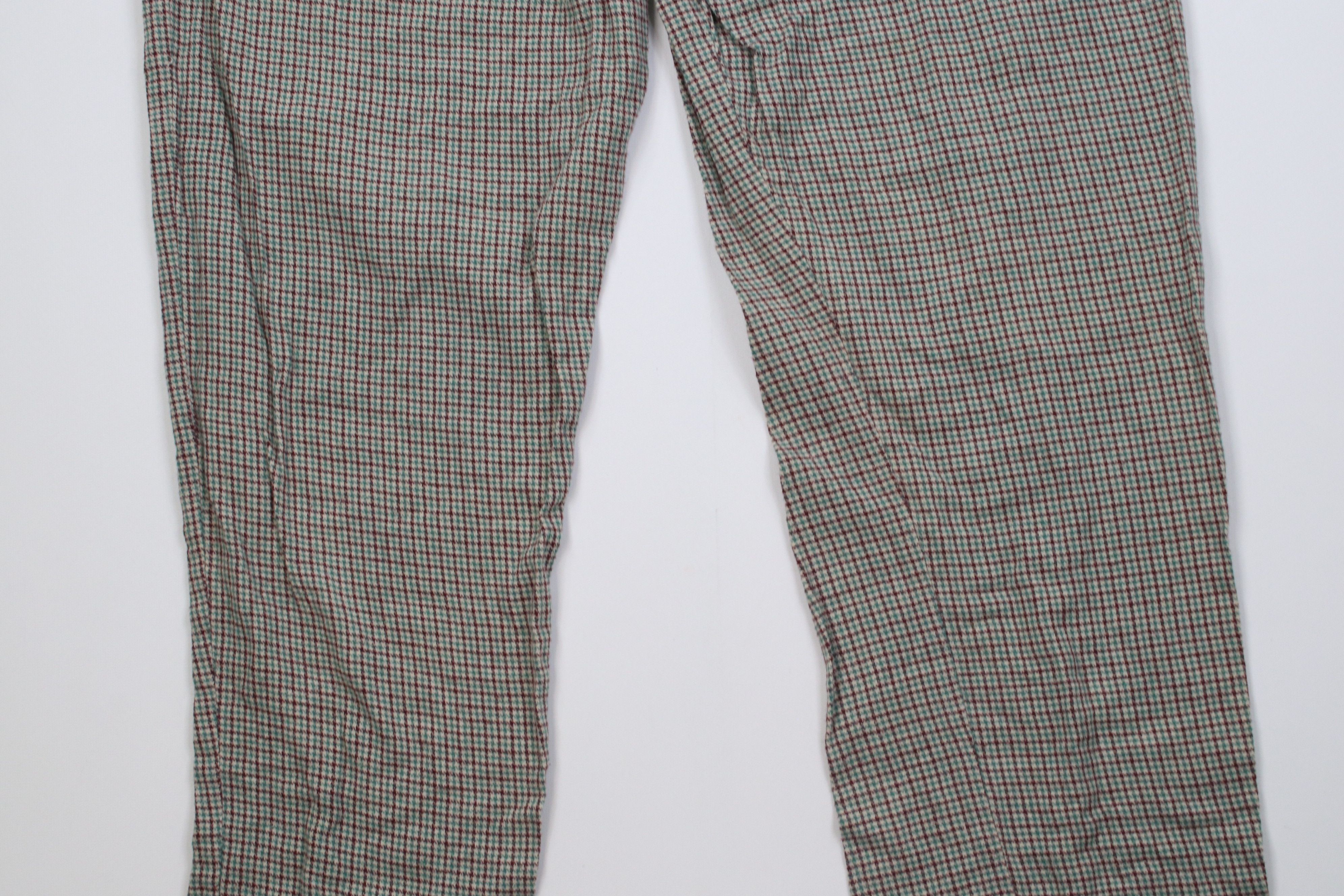 Vintage Vintage 90s Streetwear Houndstooth Flannel Pajamas Pants Size US 34 / EU 50 - 11 Thumbnail