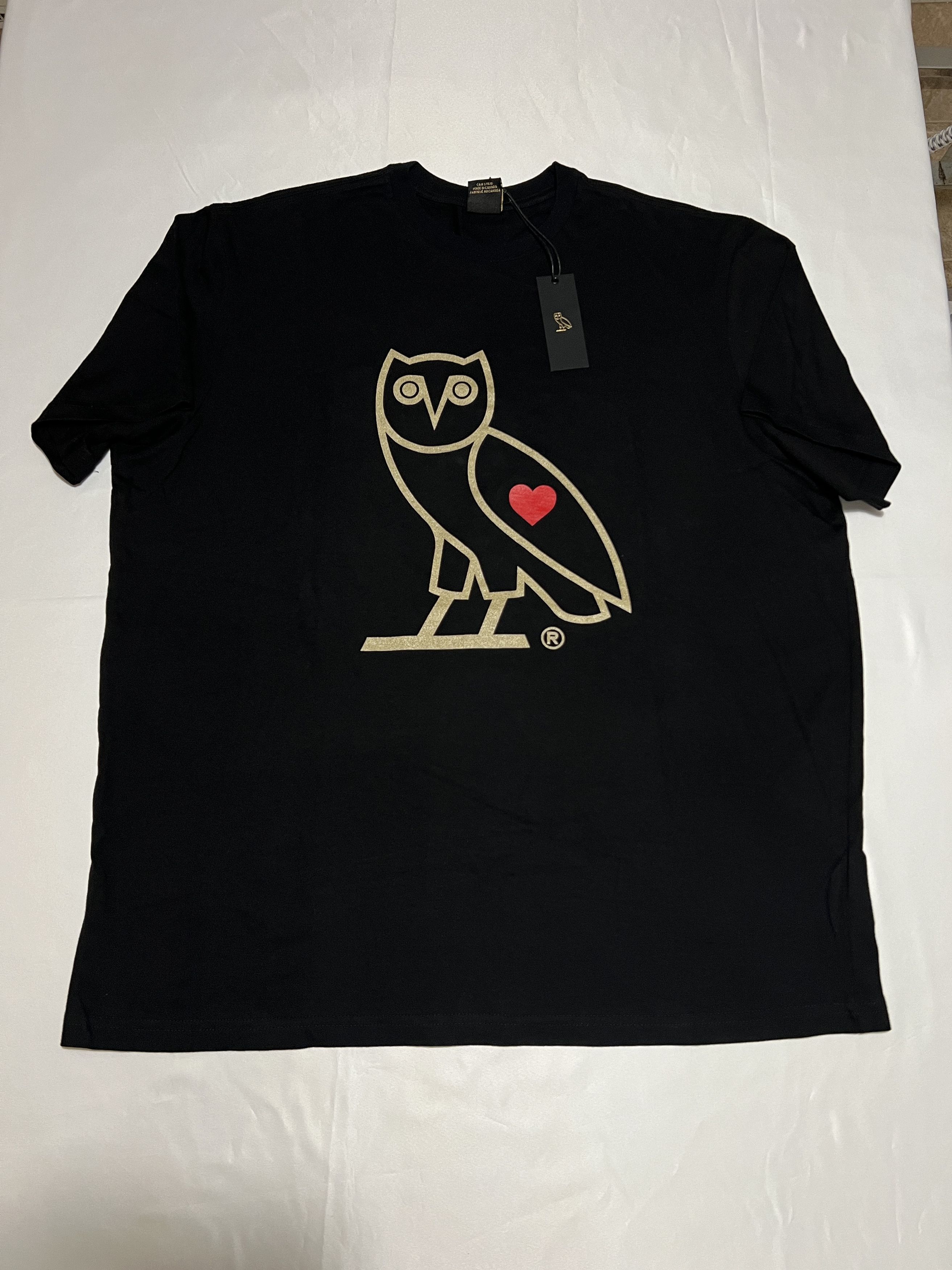 Drake OVO OG Owl Tee Heart Love Emoji Give Thanks Canada Exclusive Size US XXL / EU 58 / 5 - 1 Thumbnail