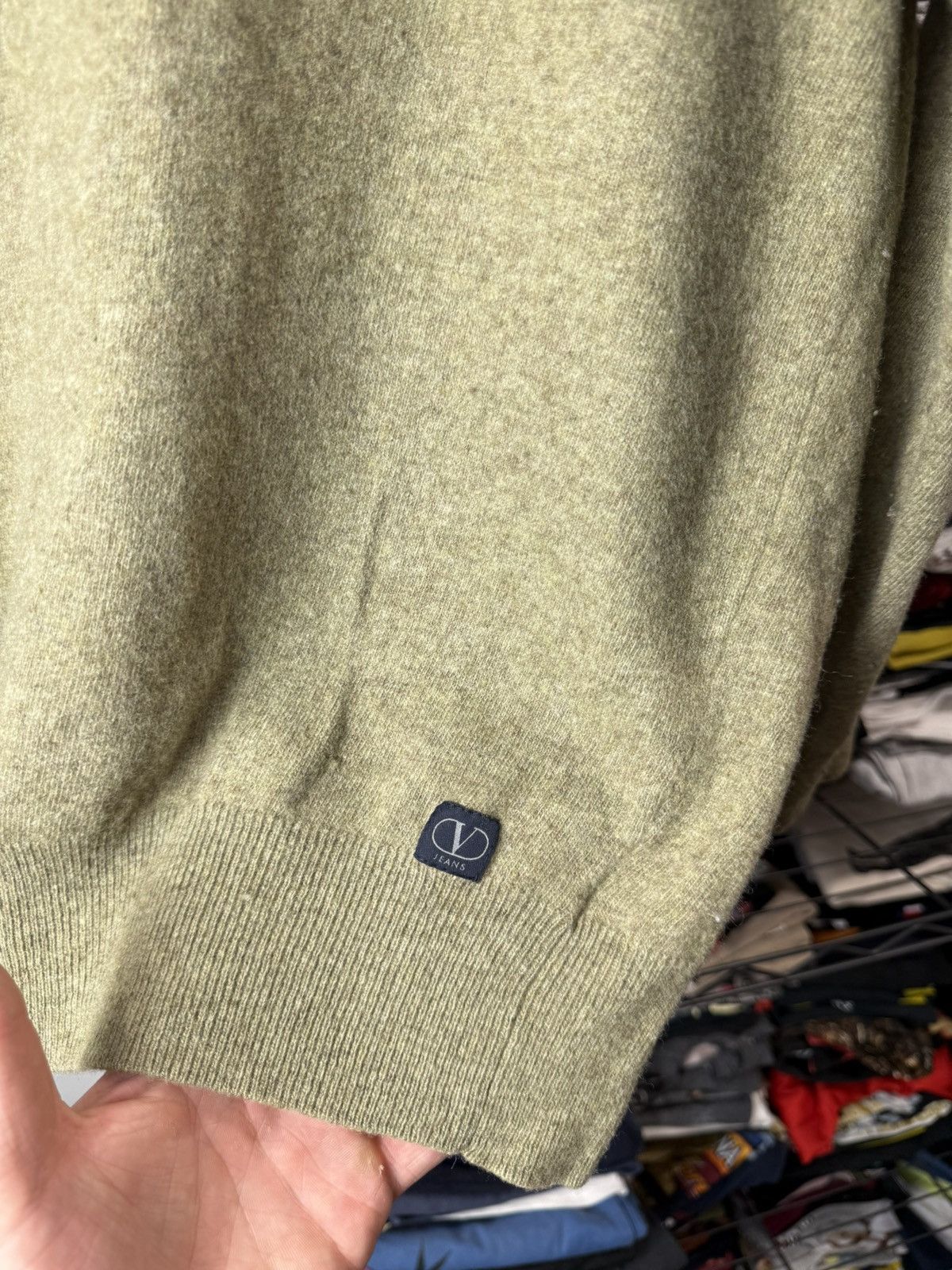 Valentino Rare! Vintage 80-90’s Valentino Jeans Wool Sweater Retro Size US S / EU 44-46 / 1 - 4 Thumbnail