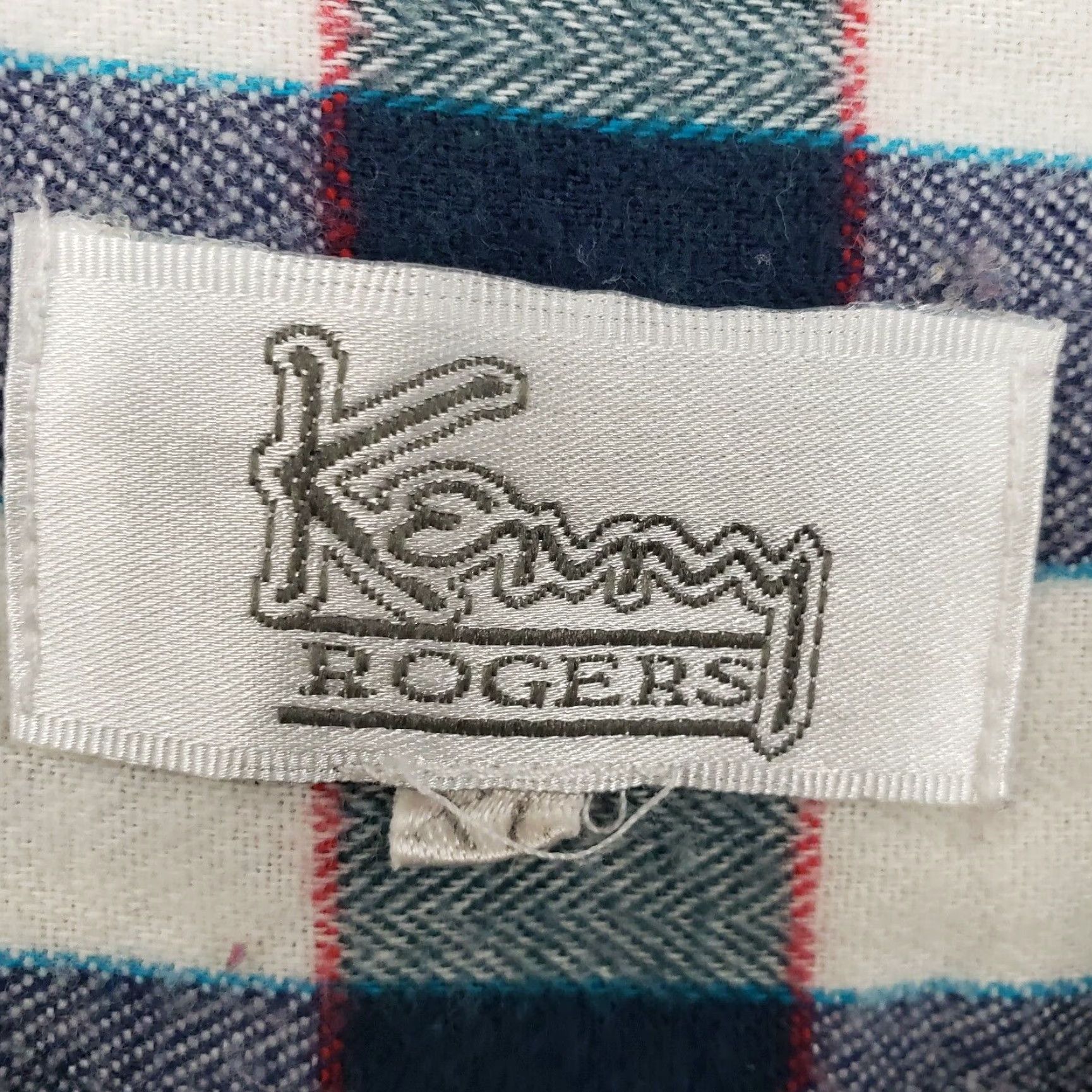 Vintage VINTAGE Kenny Rogers SHIRT Mens XL Flannel Buffalo Check Button-Up Blue White 80s 90s Music Casual Mens Size US XL / EU 56 / 4 - 4 Thumbnail