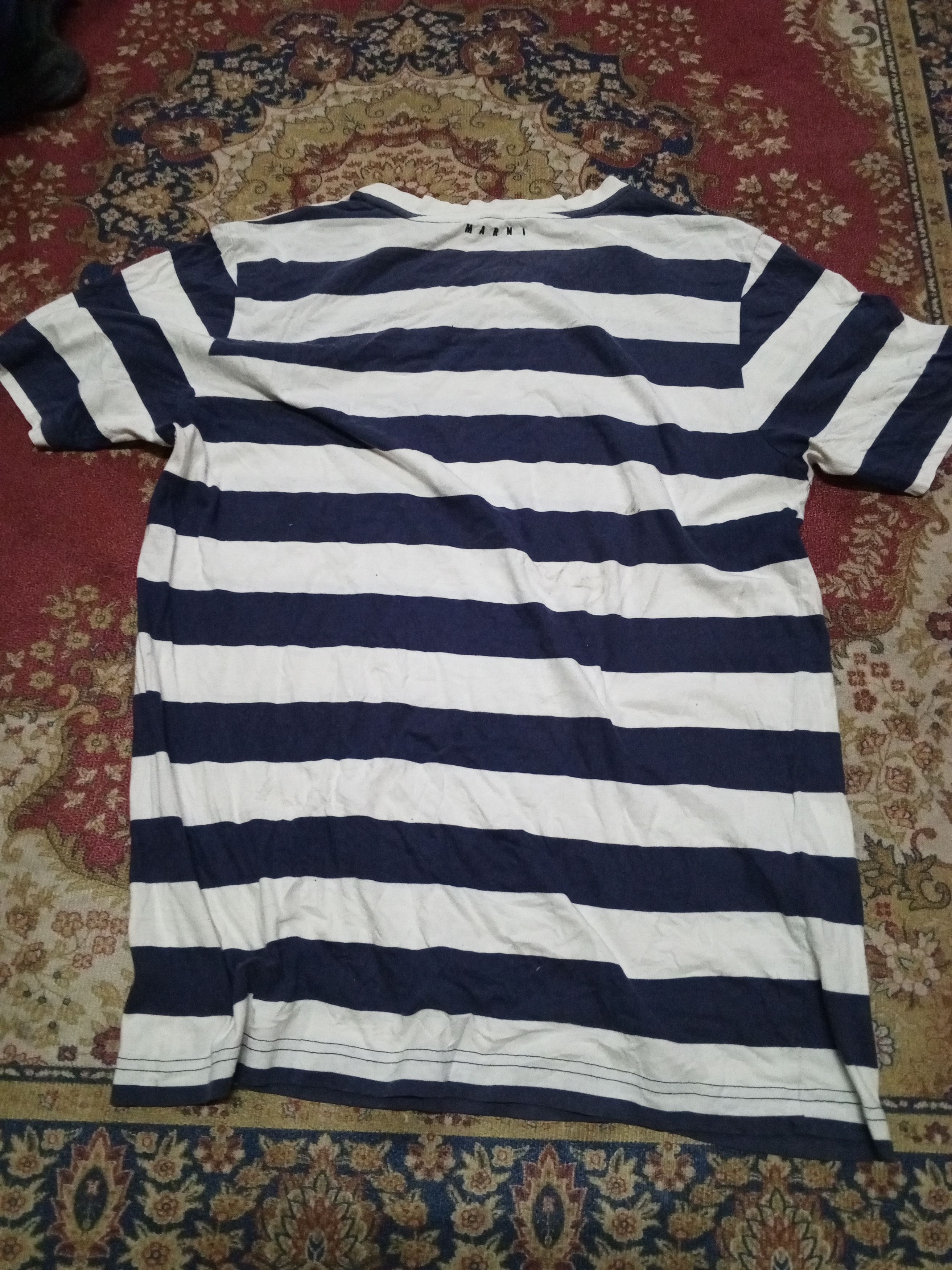 Marni MARNI -STRIPES TSHIRT Size US M / EU 48-50 / 2 - 5 Thumbnail