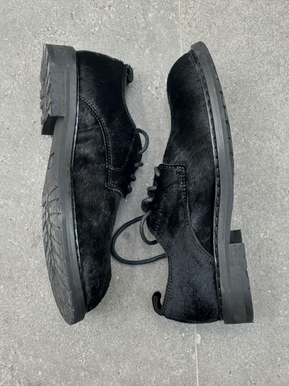 Ann Demeulemeester Ann Demeulemeester | Horsehair Derby Shoes Size US 7 / EU 40 - 3 Thumbnail
