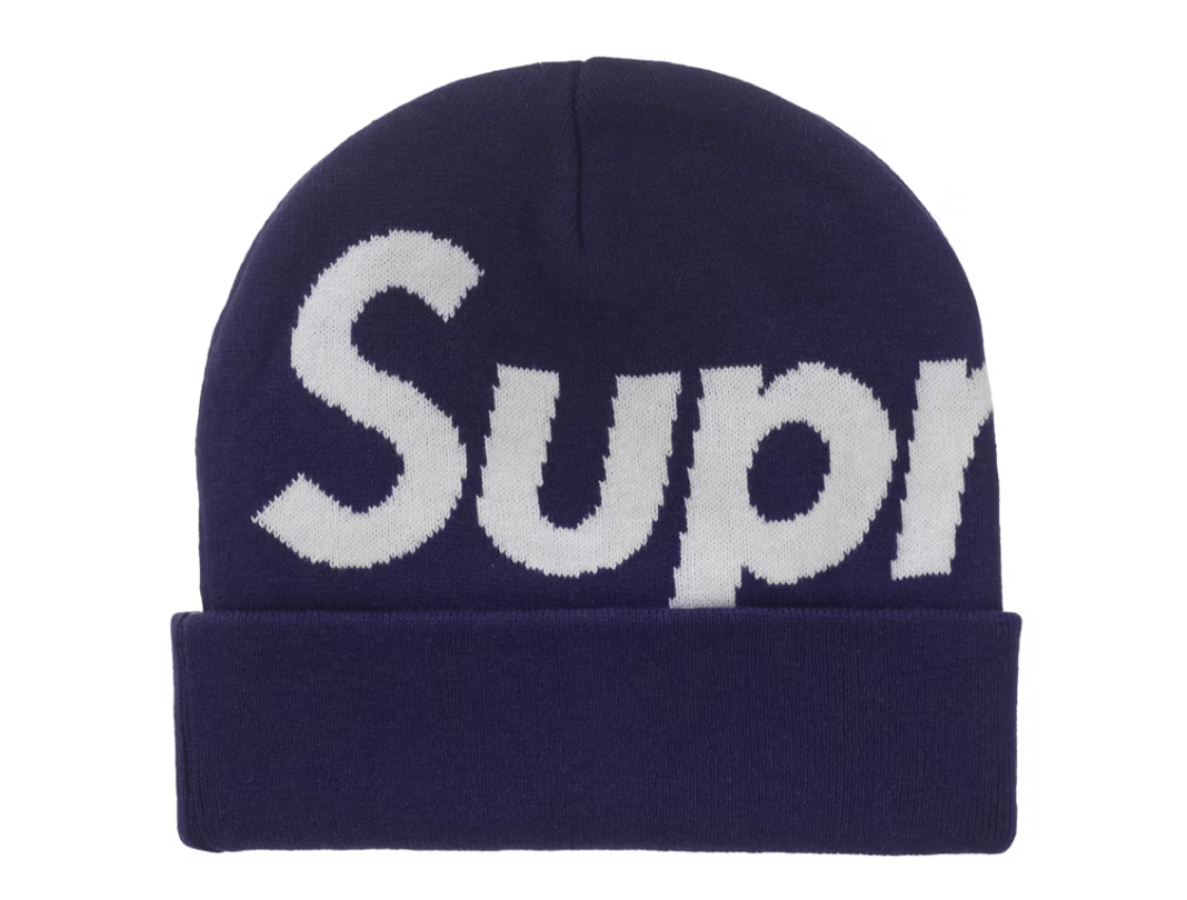 Supreme Supreme Big Logo Beanie (FW25) Purple size adjustable Size ONE SIZE - 1 Thumbnail