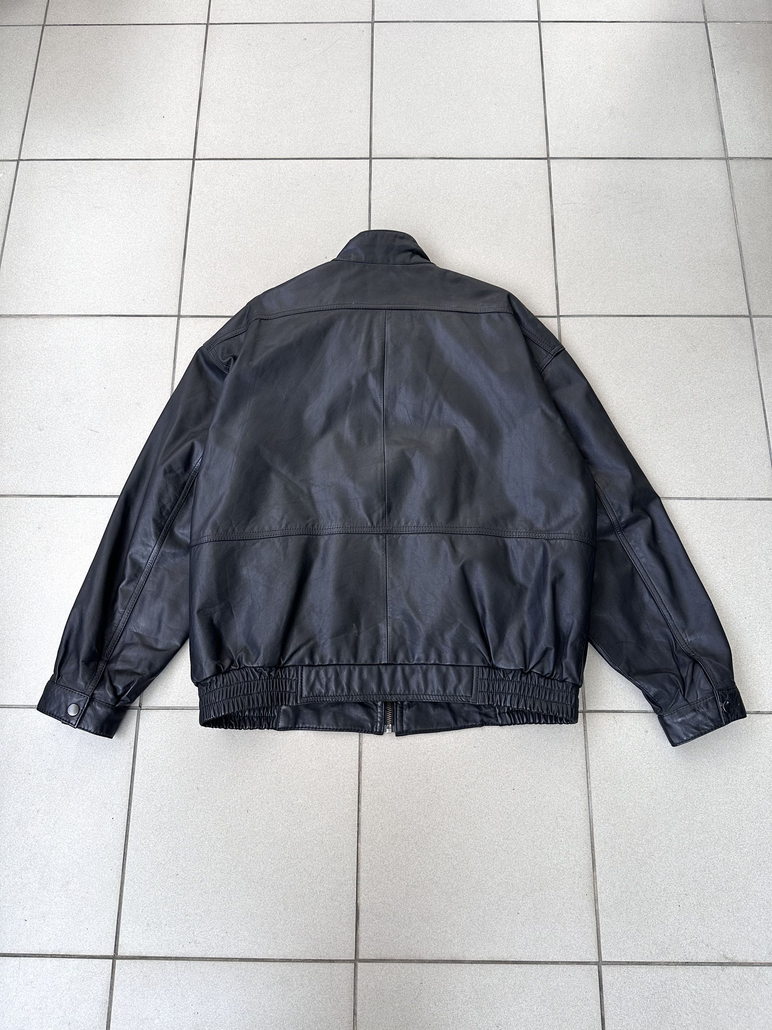 Leather × Vintage Vintage Avant Garde men biker boxy leather jacket starboy Size US L / EU 52-54 / 3 - 6 Thumbnail