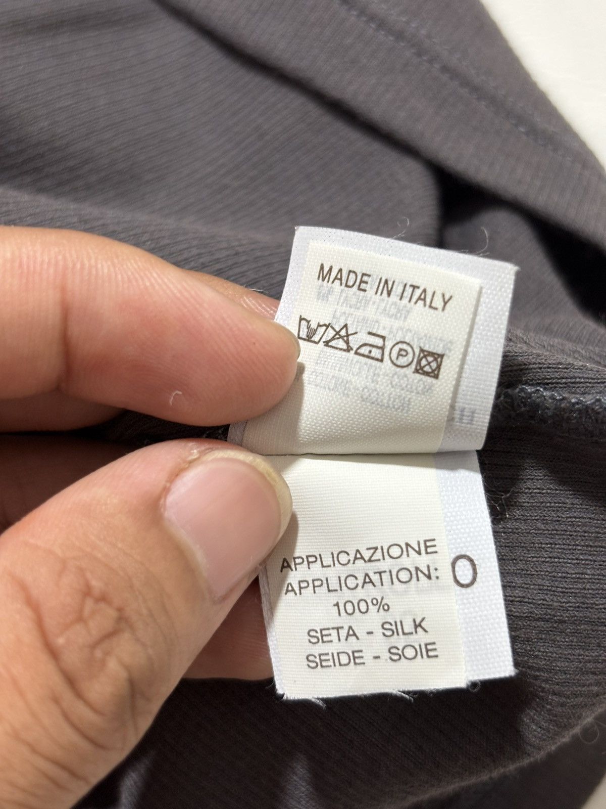 Brunello Cucinelli Brunello Cucinelli Dark Grey V Neck Size XXL / US 16-18 / IT 52-54 - 5 Thumbnail