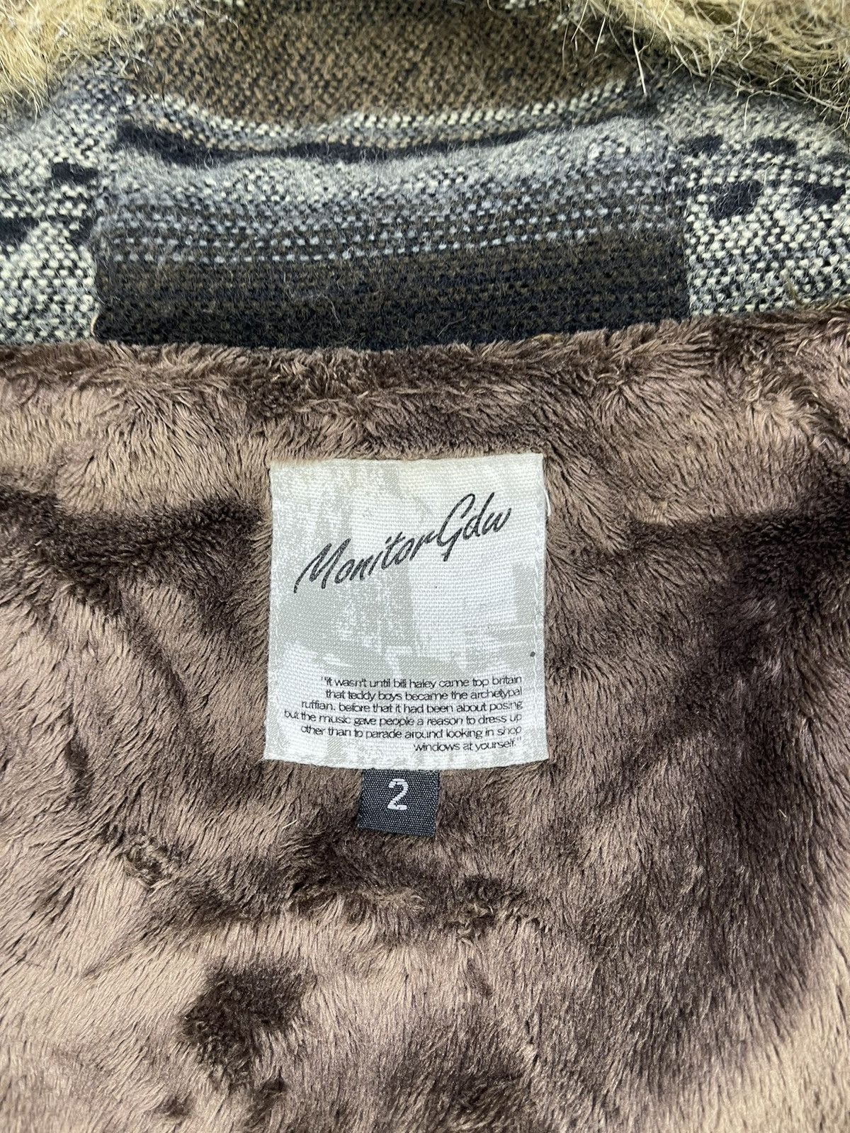 Japanese Brand Monitor GDW Corduroy Navajo Fur Hoodie Jackets Size US S / EU 44-46 / 1 - 11 Thumbnail