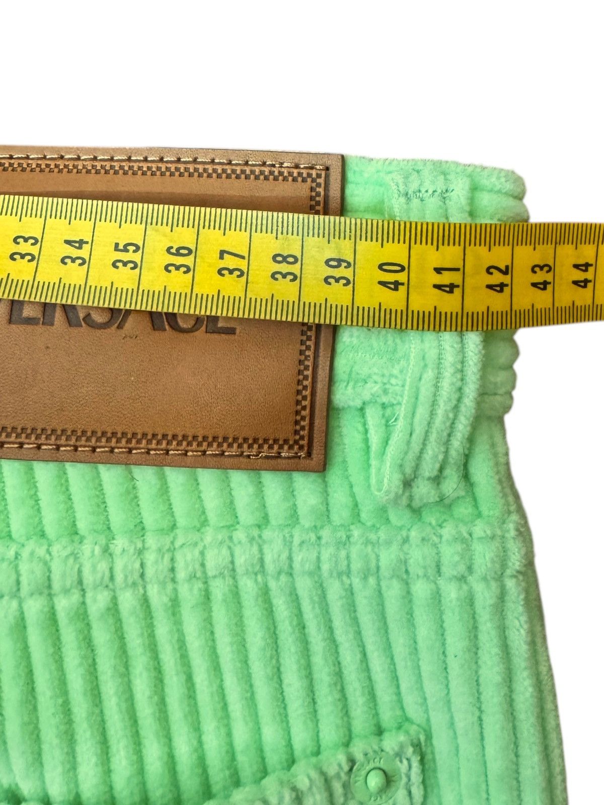 Versace Versace lime corduroy pants – SS24 sample – size 32 Size US 32 / EU 48 - 9 Thumbnail