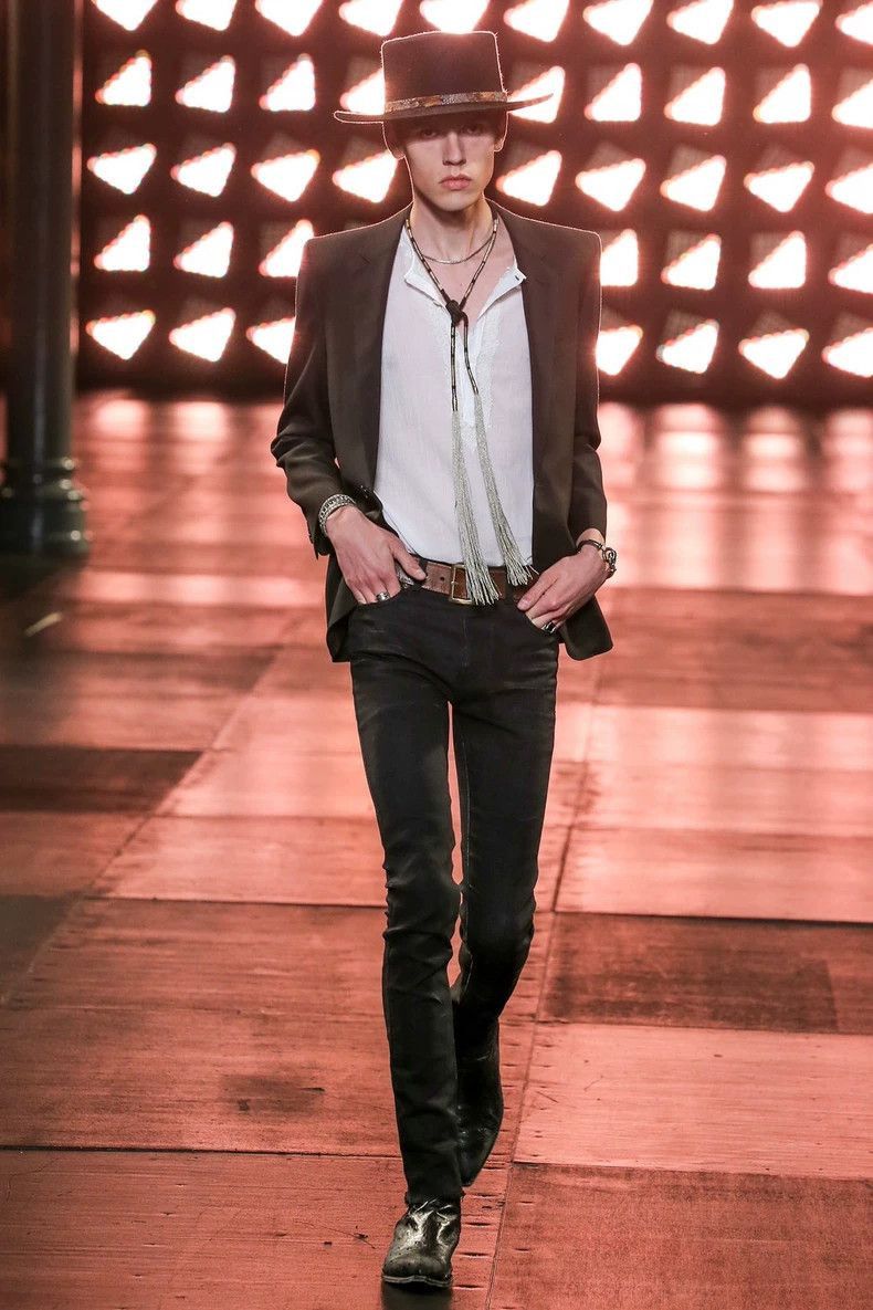 Saint Laurent Paris saint laurent white henley long sleeve-2507 Size US S / EU 44-46 / 1 - 5 Thumbnail