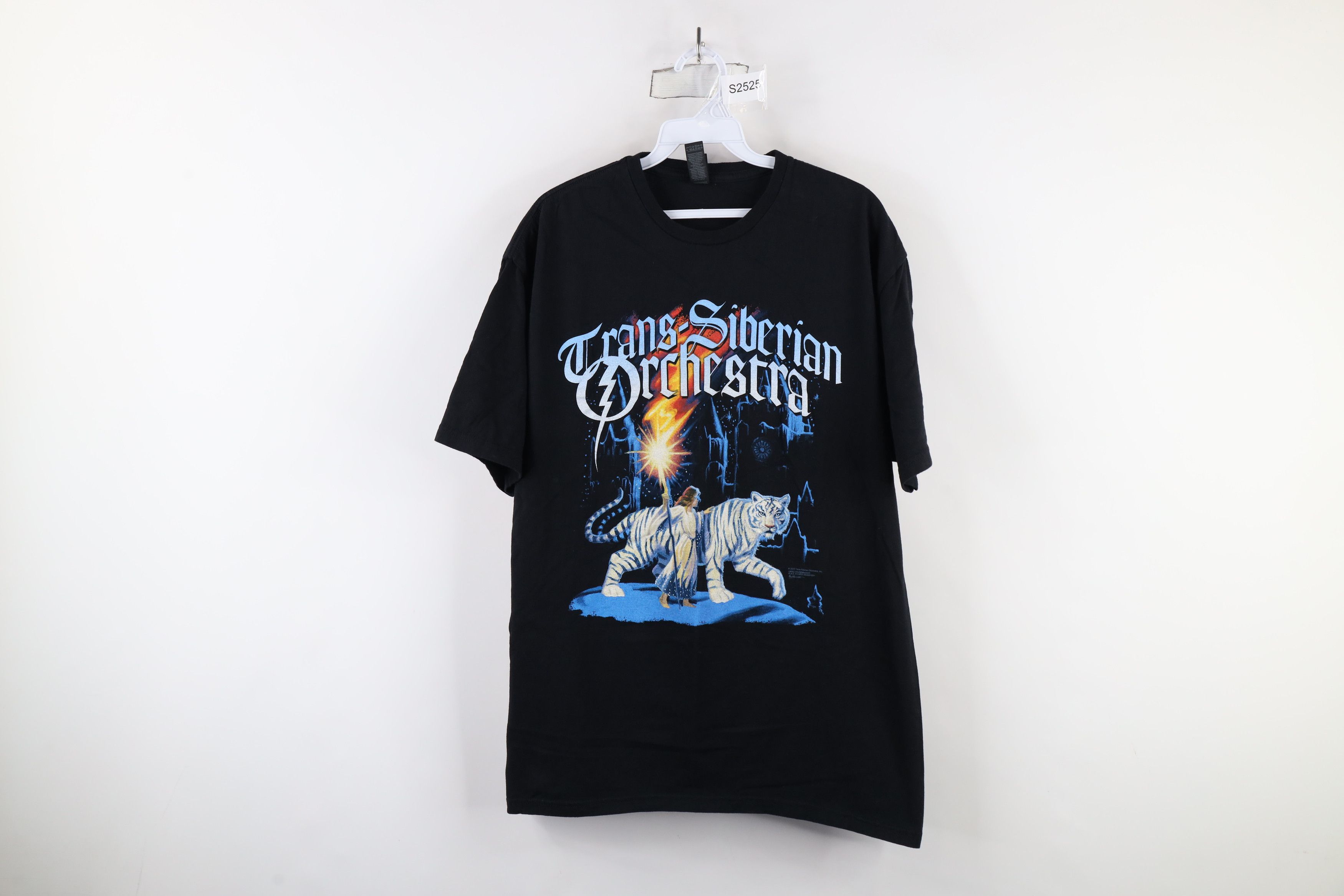 Vintage Y2K Winter Tour Trans Siberian Orchestra Band T-Shirt Black Size US XL / EU 56 / 4 - 1 Thumbnail