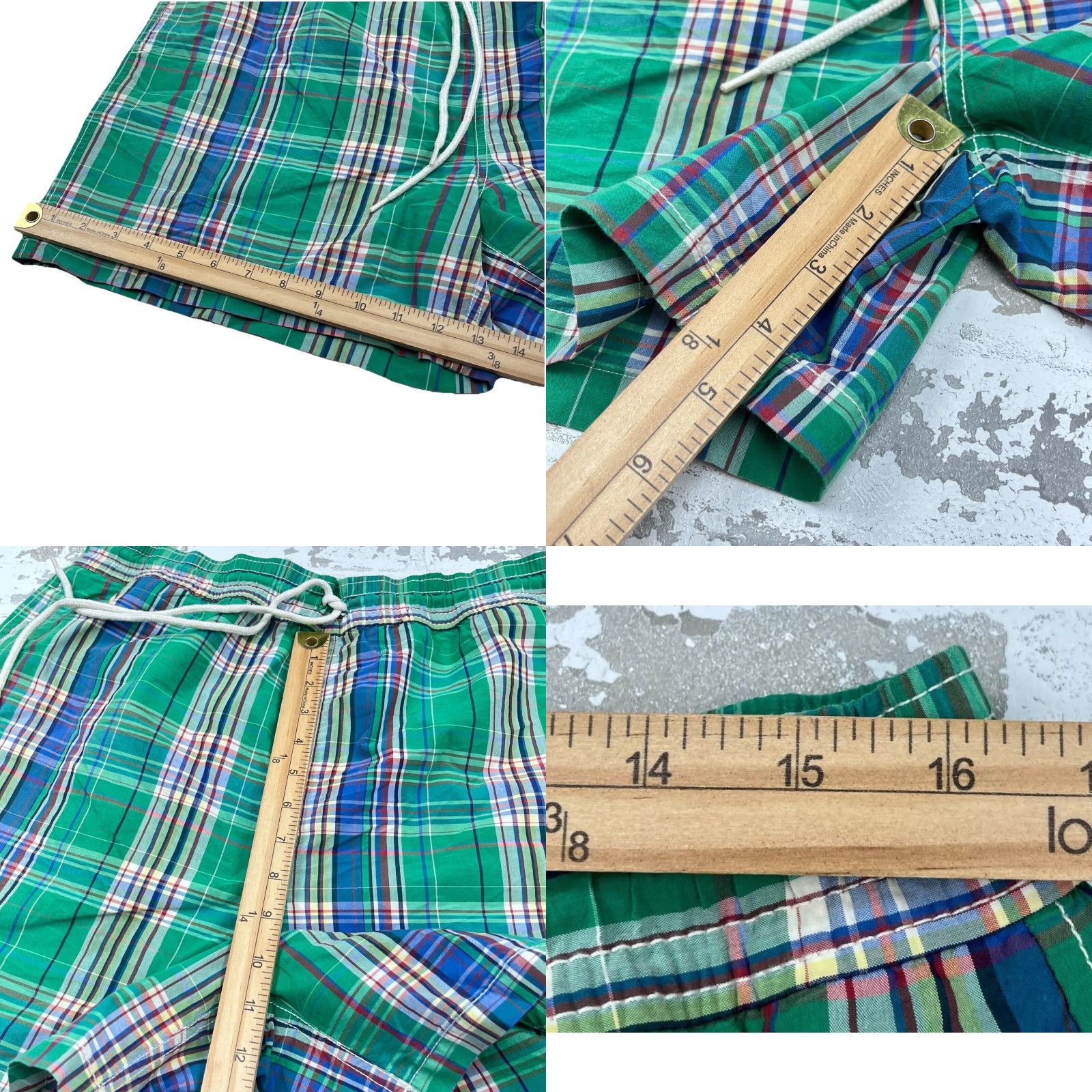 Polo Ralph Lauren VINTAGE Polo Ralph Lauren Swim Trunks Men L Green Polo Ralph Lauren Swim Trunks Men L Green 90s Tartan Size US L / EU 52-54 / 3 - 8 Thumbnail