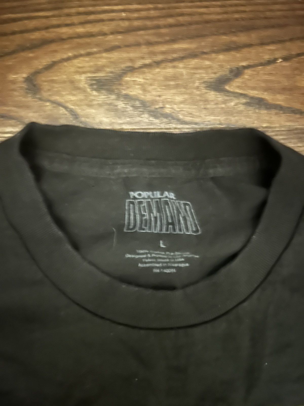 Other Popular Demand Black Graphic Tee Size US M / EU 48-50 / 2 - 2 Thumbnail