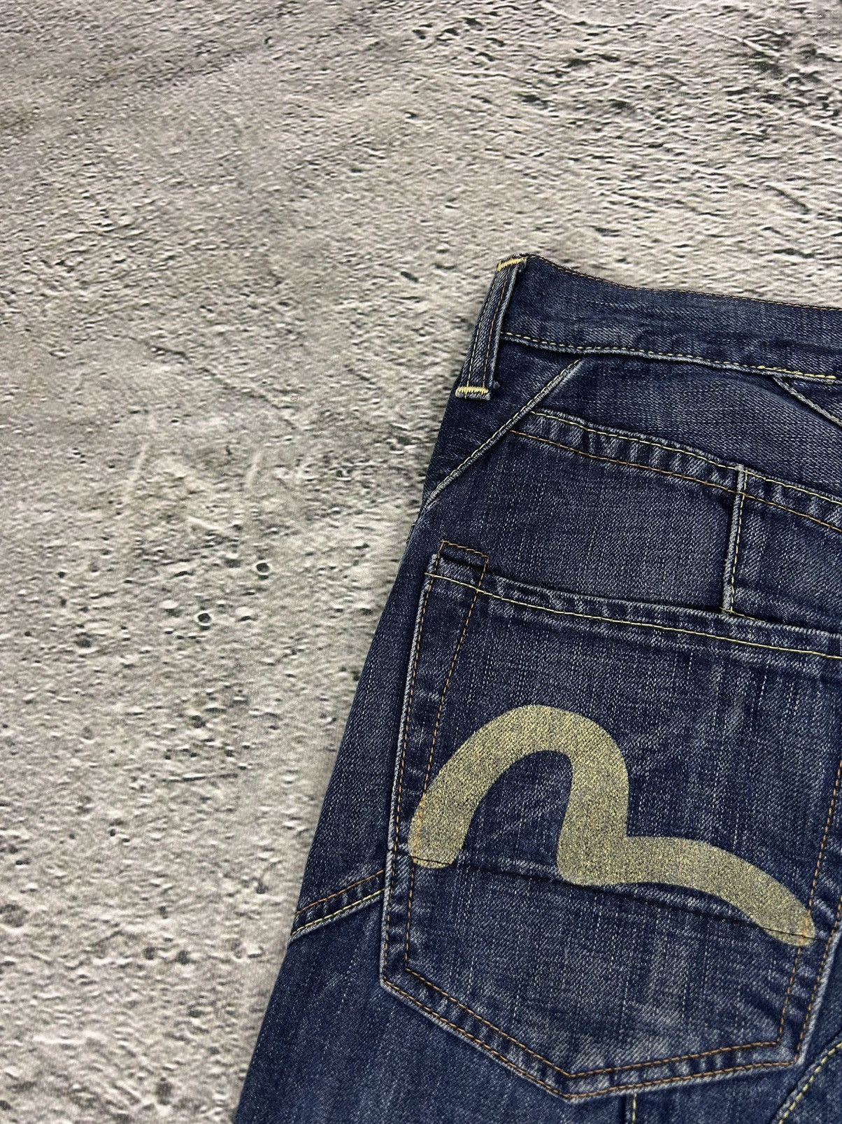 Evisu Evisu EU ED jeans vintage denim pants patchwork navy Y2K Size US 30 / EU 46 - 3 Thumbnail