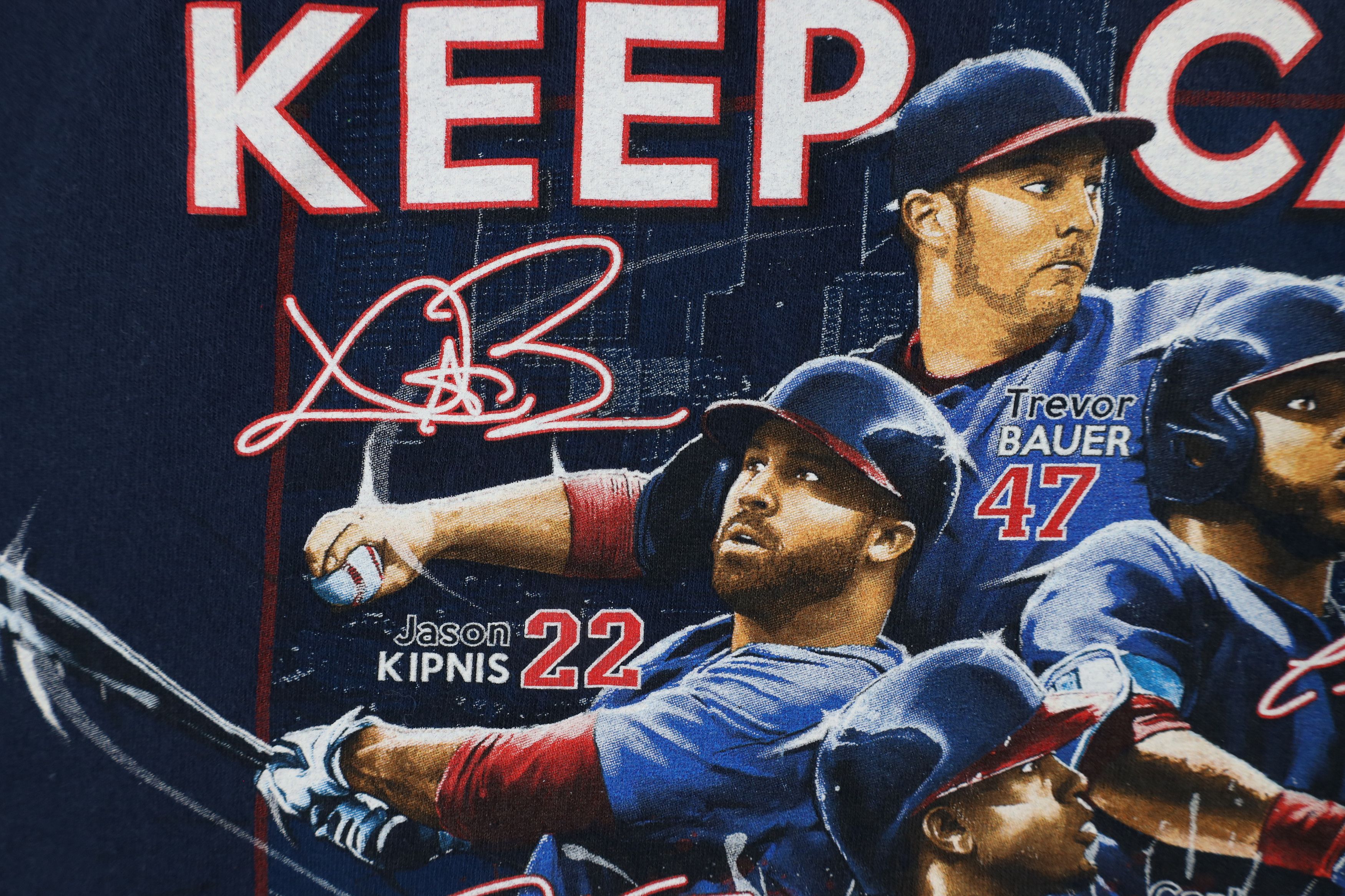 Vintage Streetwear Cleveland Indians Keep Calm Believe On T-Shirt Size US L / EU 52-54 / 3 - 5 Thumbnail