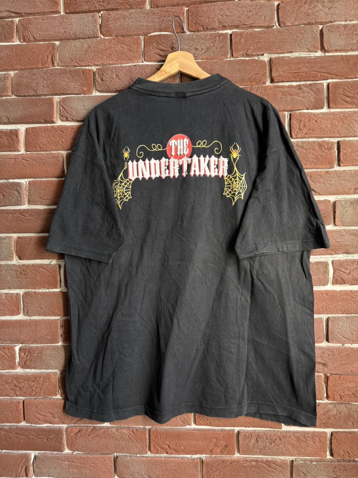 Vintage Vintage The Undertaker t shirt 1993 WWF 90s WWE wrestling L Size US XL / EU 56 / 4 - 2 Thumbnail