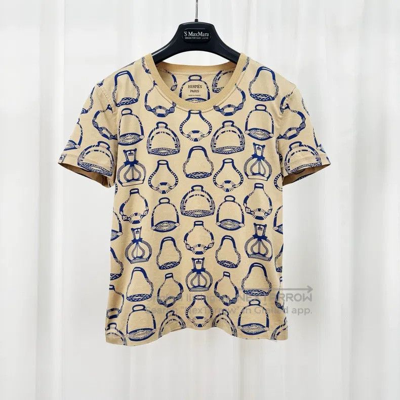 Hermes Hermes Printed Short-sleeve Size XS / US 0-2 / IT 36-38 - 1 Thumbnail