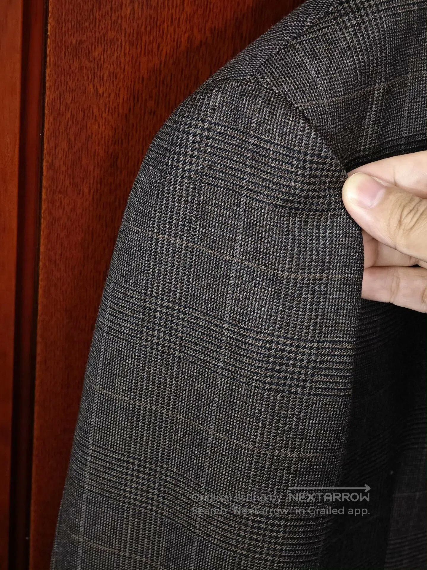 Kamakura Kamakura Wool Linen Check Blazer. Size US S / EU 44-46 / 1 - 3 Thumbnail