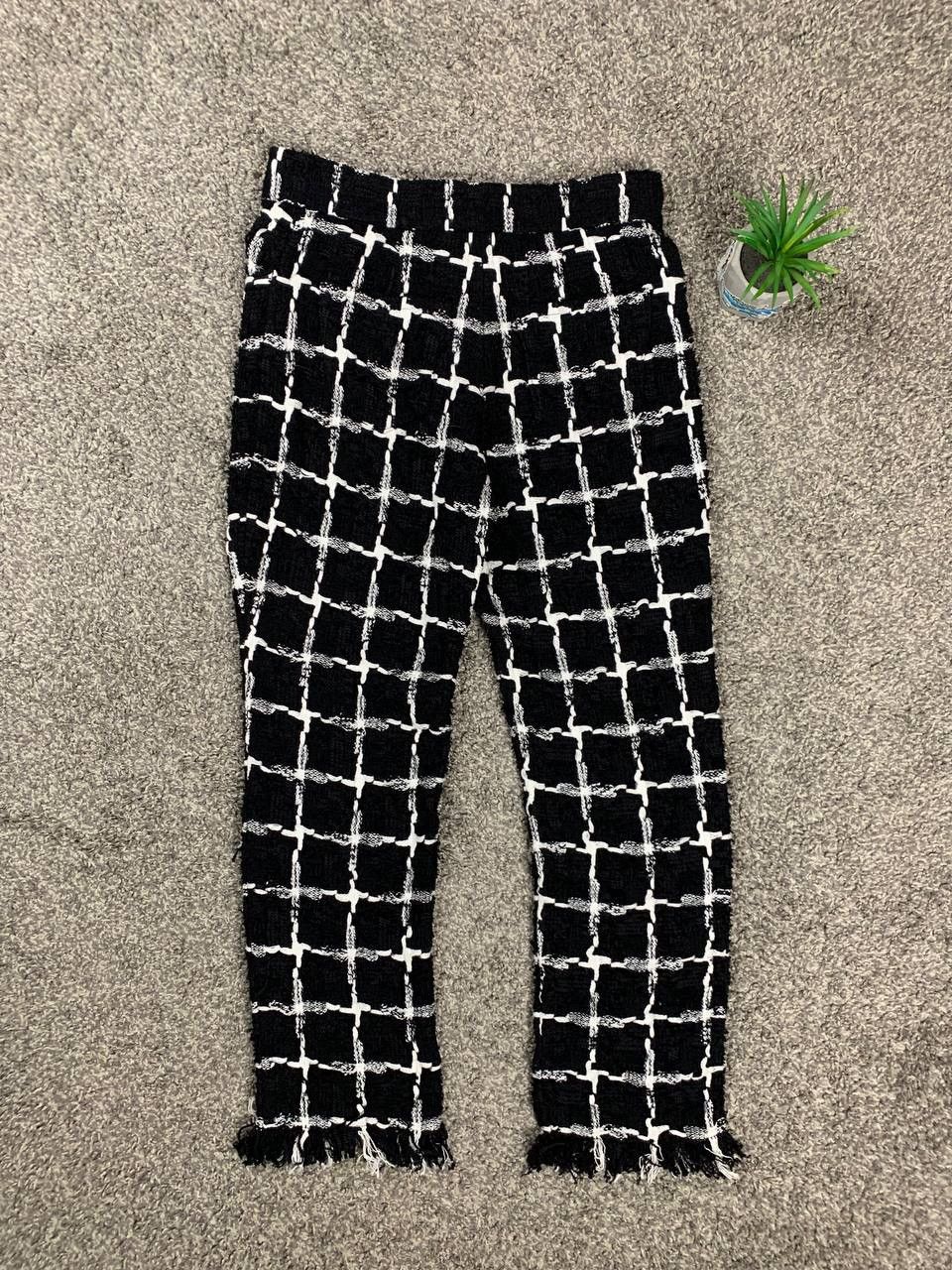 Balmain Balmain Checked Bouclé-Tweed Pants FR38 Size 27" / US 4 / IT 40 - 7 Thumbnail