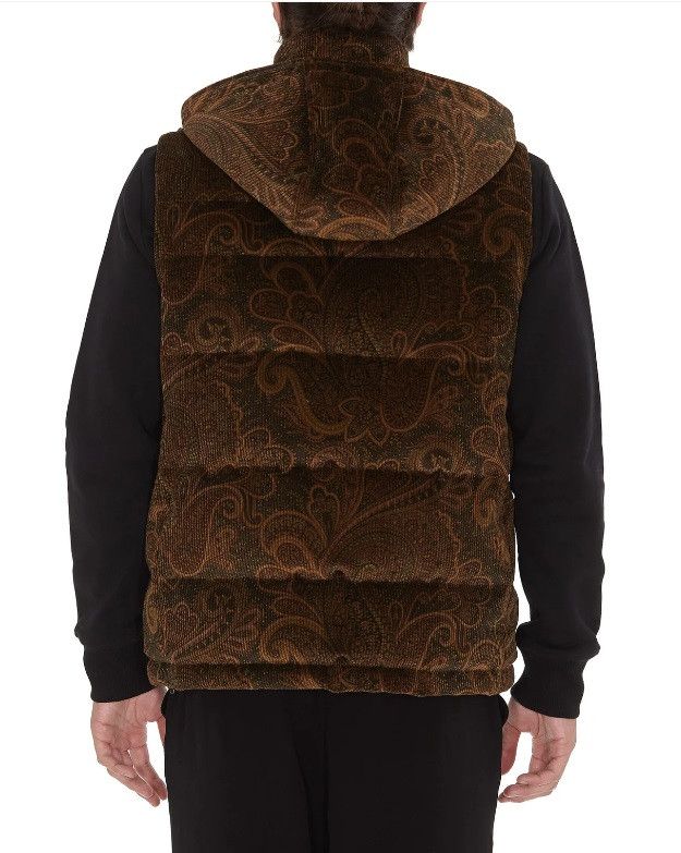 Etro $1750 FW20 Etro Paisley Down Padded Vest Sleeveless Size US M / EU 48-50 / 2 - 13 Thumbnail