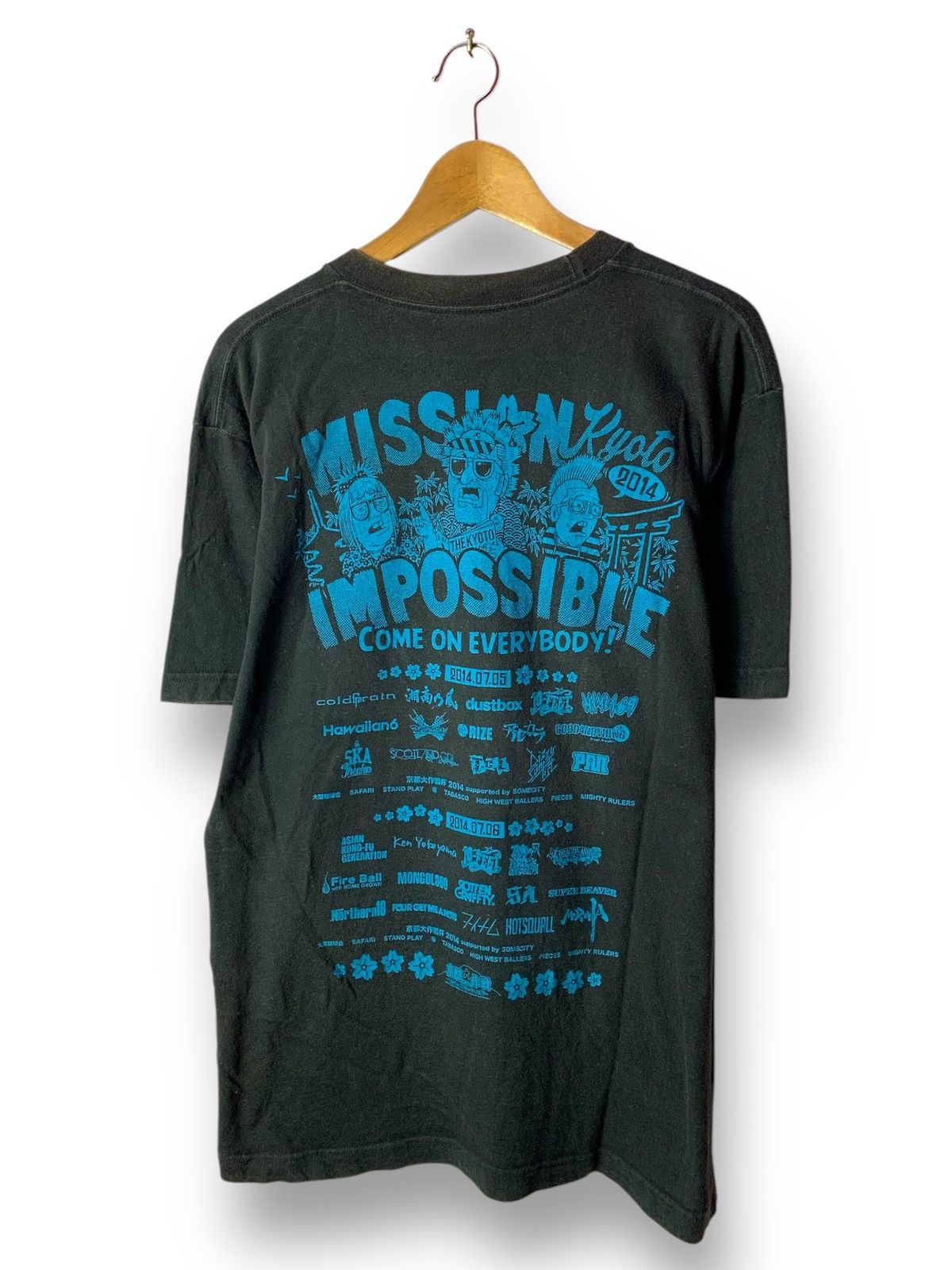 Band Tees 🔥Kyoto Mission Impossible 2014 Japan Punk Fest Tee Size US M / EU 48-50 / 2 - 2 Thumbnail