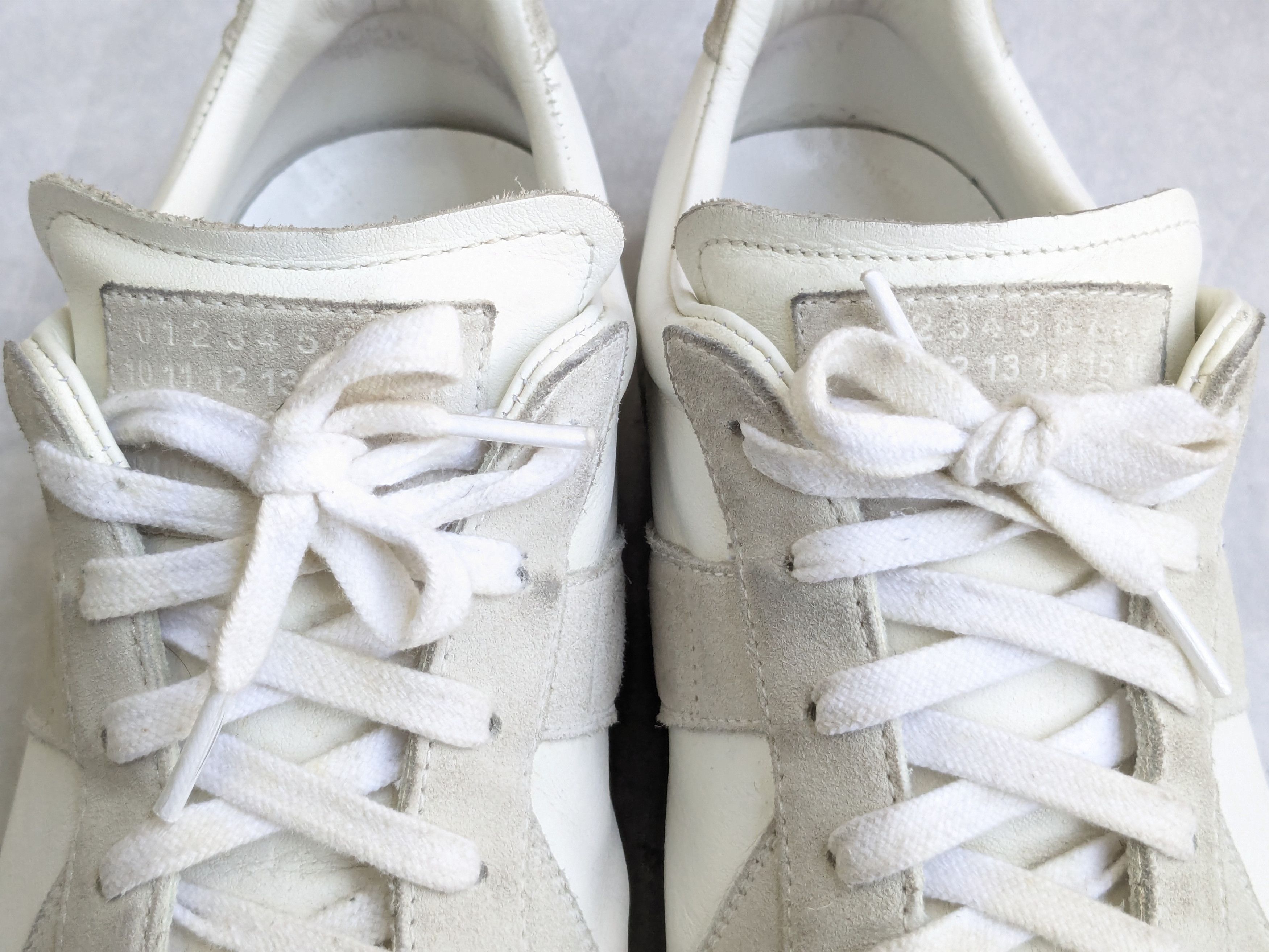 Maison Margiela Maison Margiela Replica GAT White Gray 11.5 44.5 Size US 11.5 / EU 44-45 - 2 Thumbnail