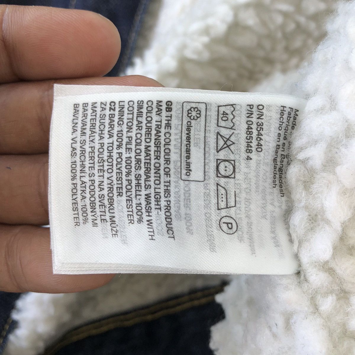 Japanese Brand H&M Sherpa Trucker Denim Jacket Size US M / EU 48-50 / 2 - 17 Thumbnail