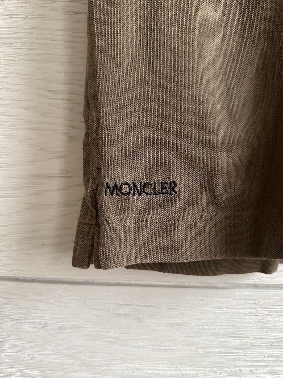 Moncler Moncler Brown Polo Size US L / EU 52-54 / 3 - 3 Thumbnail