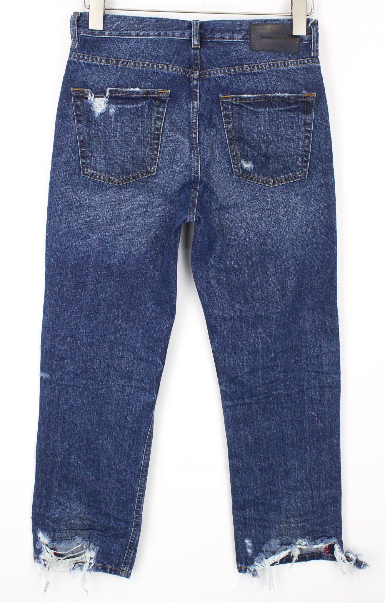 Diesel ARYEL 080AH W24/L32 Blue Ripped Jeans 71394 Size 24" / US 00 / IT 34 - 2 Thumbnail