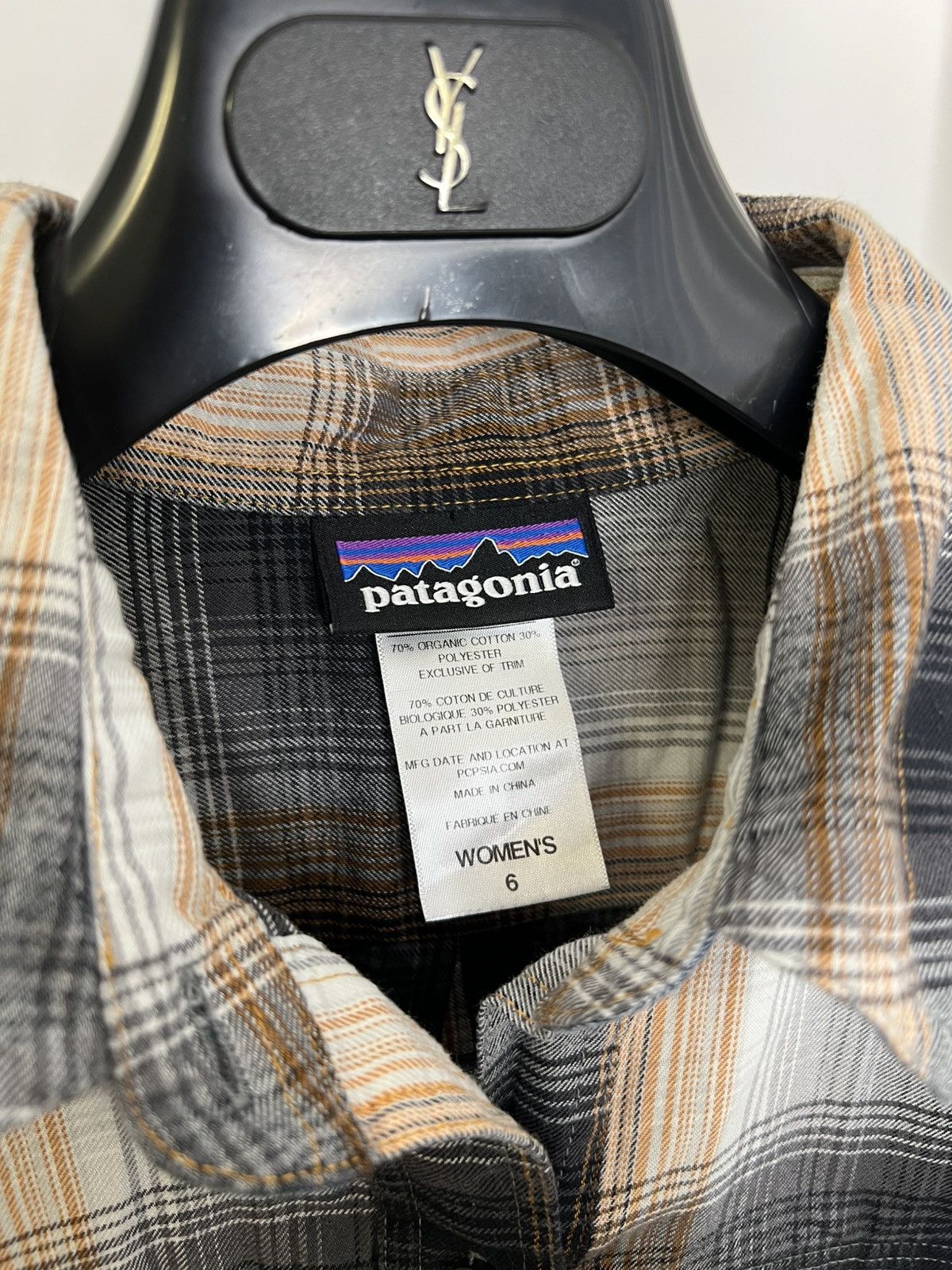 Patagonia Patagonia shirt dress check logo S-M premium cotton Size M / US 6-8 / IT 42-44 - 2 Thumbnail