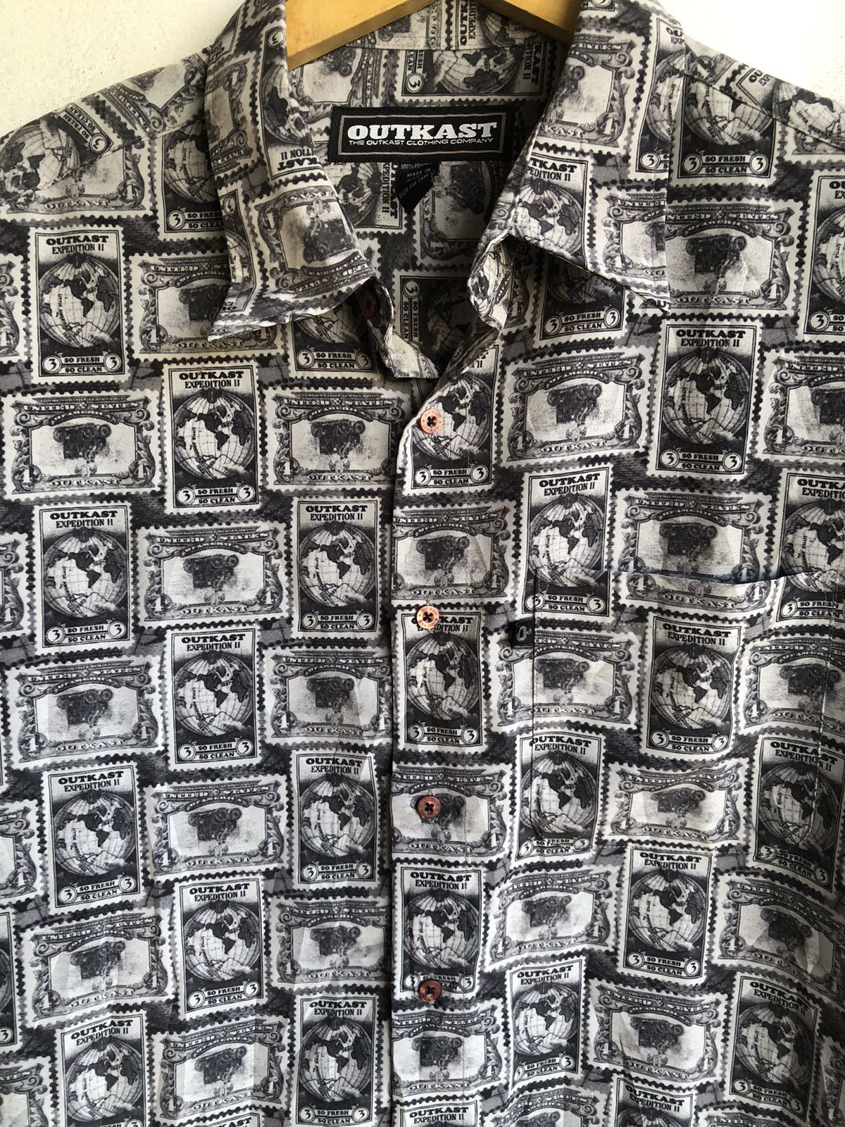Issey Miyake Japanese Button Shirt AOP Issey style Size US XXL / EU 58 / 5 - 5 Thumbnail