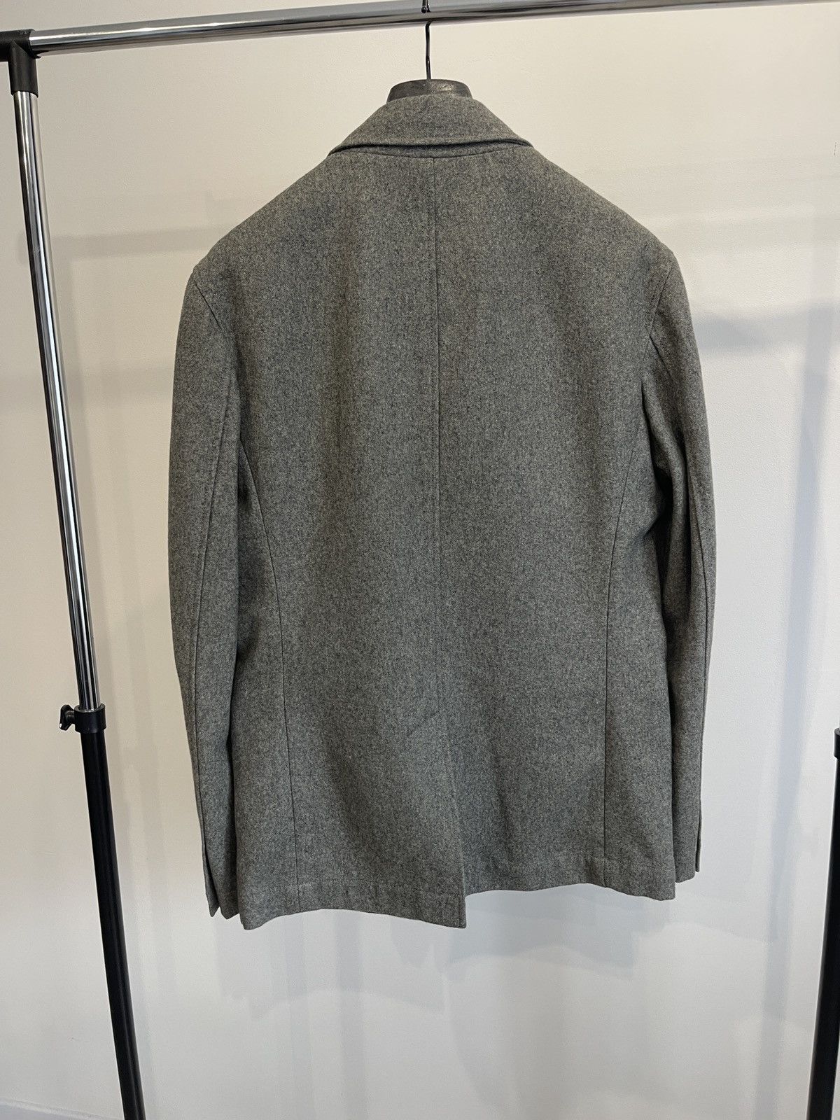 Nicole Farhi FARHI by Nicole Farhi Grey Wool Blend Blazer M Size 38R - 5 Thumbnail