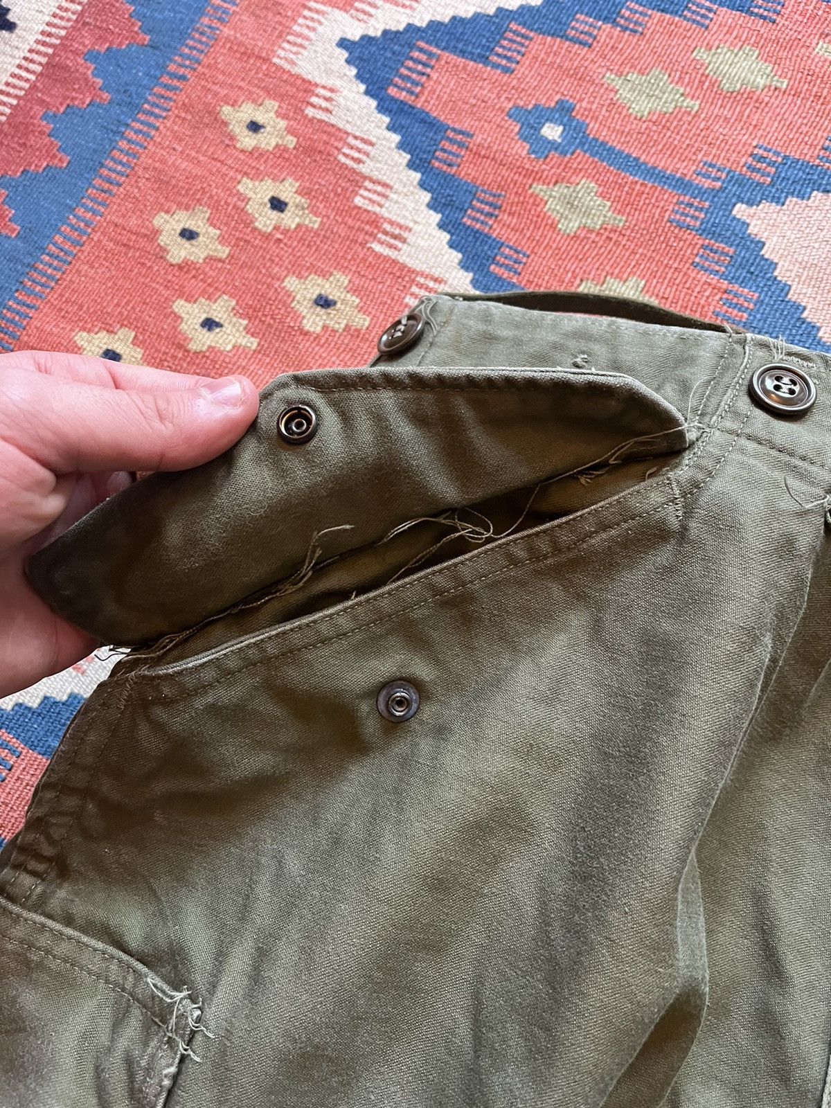 Japanese Brand Vintage bondage army cargo pants M-1951 RARE BAGGY Size US 37 - 8 Thumbnail