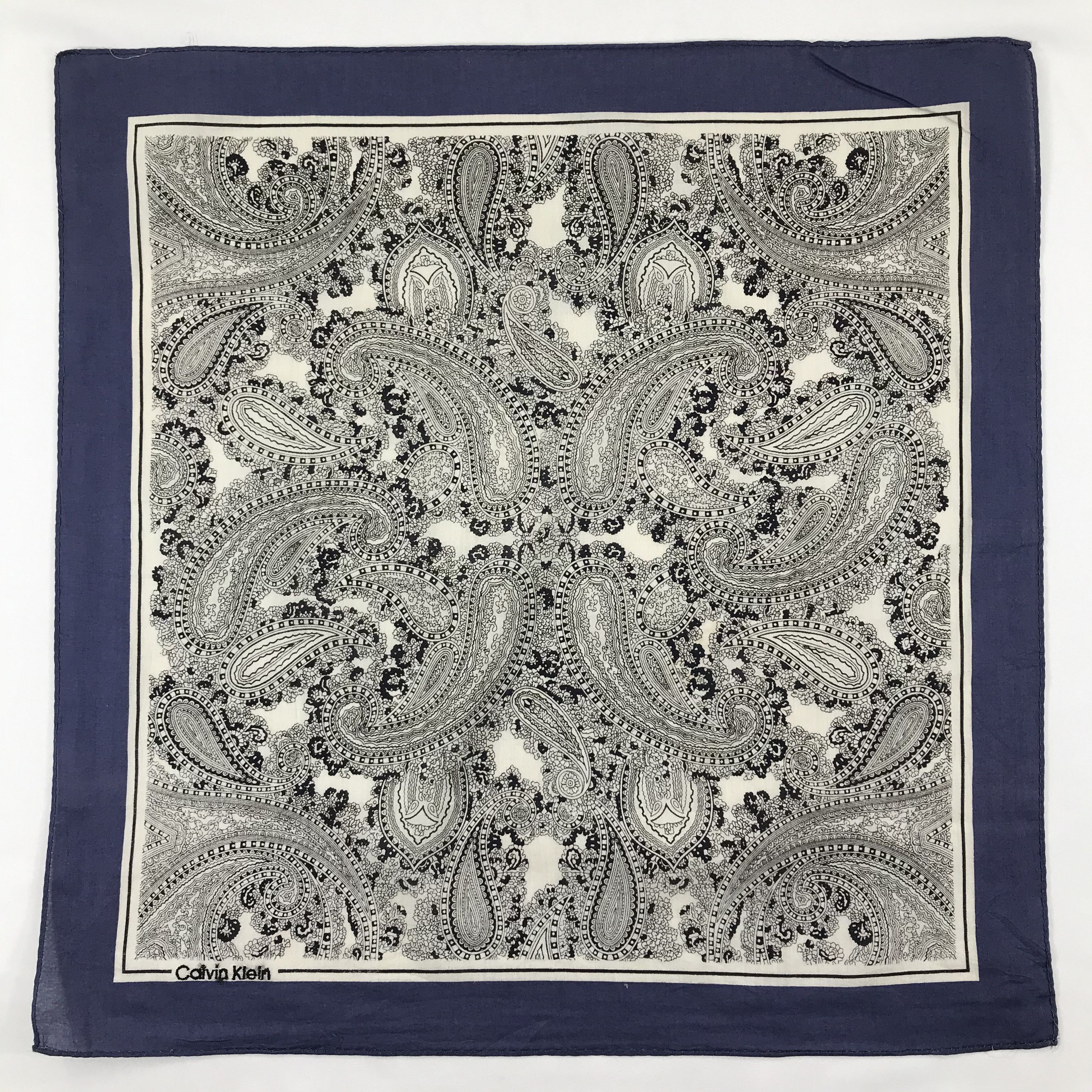 Calvin Klein × Vintage Calvin Klein Handkerchief / Neckerchief / Bandana Size ONE SIZE - 3 Thumbnail