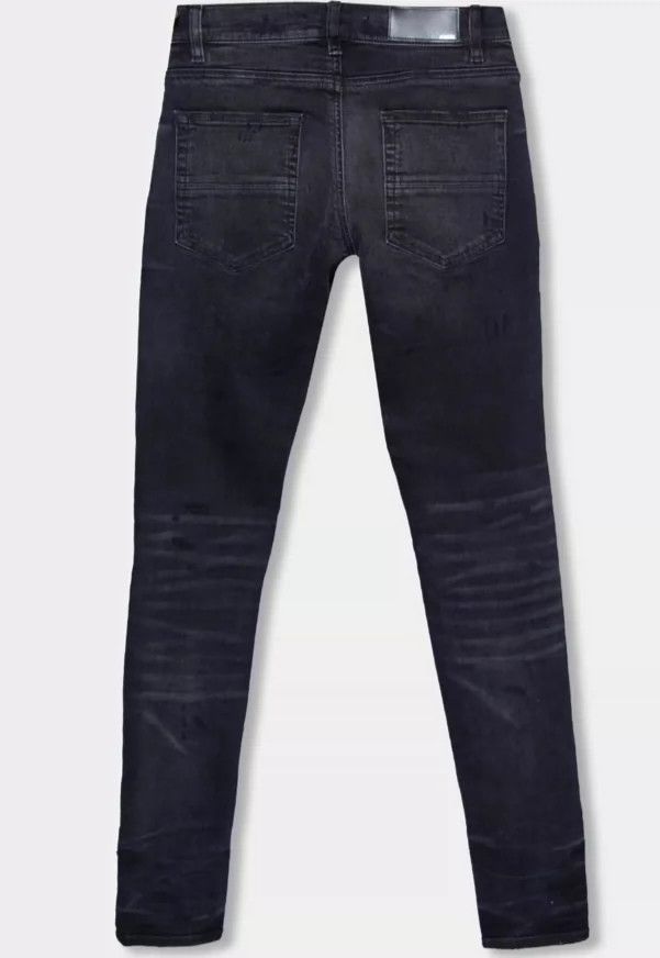 Amiri Amiri black denim patchwork pants Size US 28 / EU 44 - 2 Thumbnail