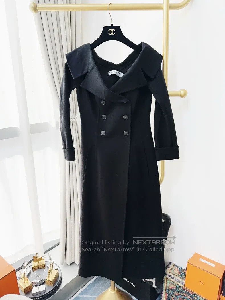 Dior Dior Long wool coat Size XS / US 0-2 / IT 36-38 - 1 Thumbnail